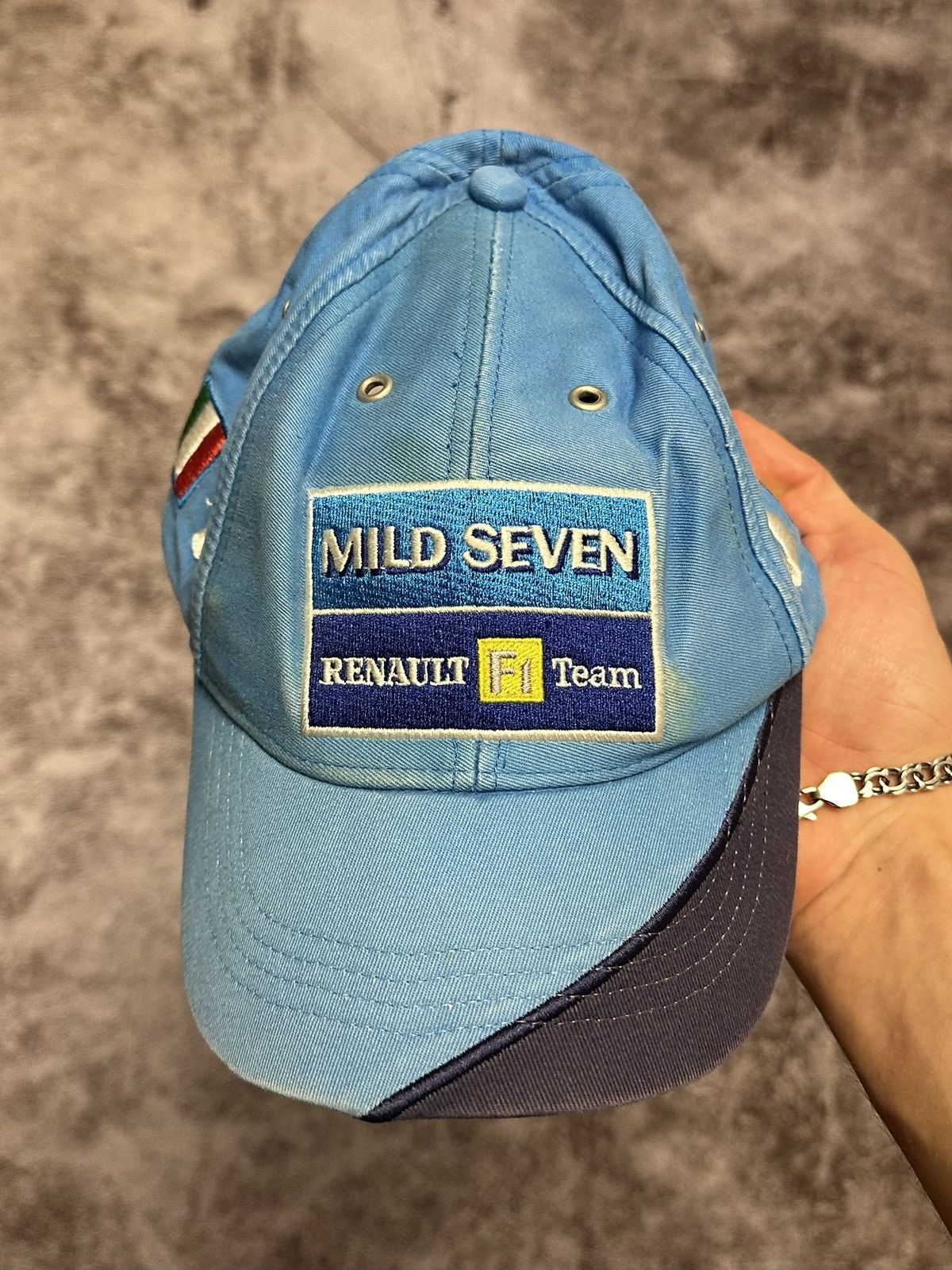 Formula 1 × Gallery Dept. Vintage Seven Renault F1 Team Cap Blue Racing Hat Formula 1 Size ONE SIZE - 7 Thumbnail