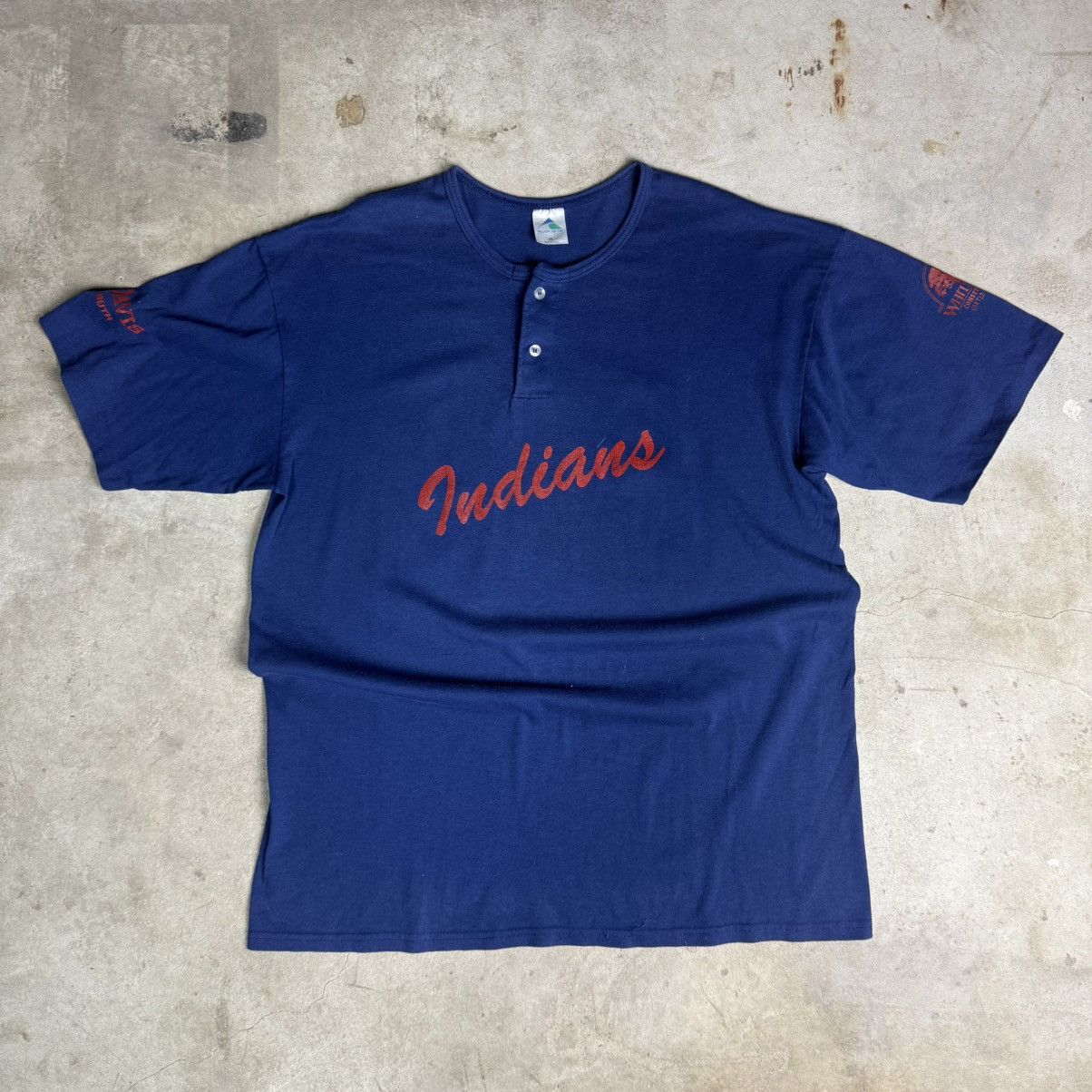 Augusta Sportswear Augusta Sportswear “Indians” Graphic Henley Size US XL / EU 56 / 4 - 1 Thumbnail