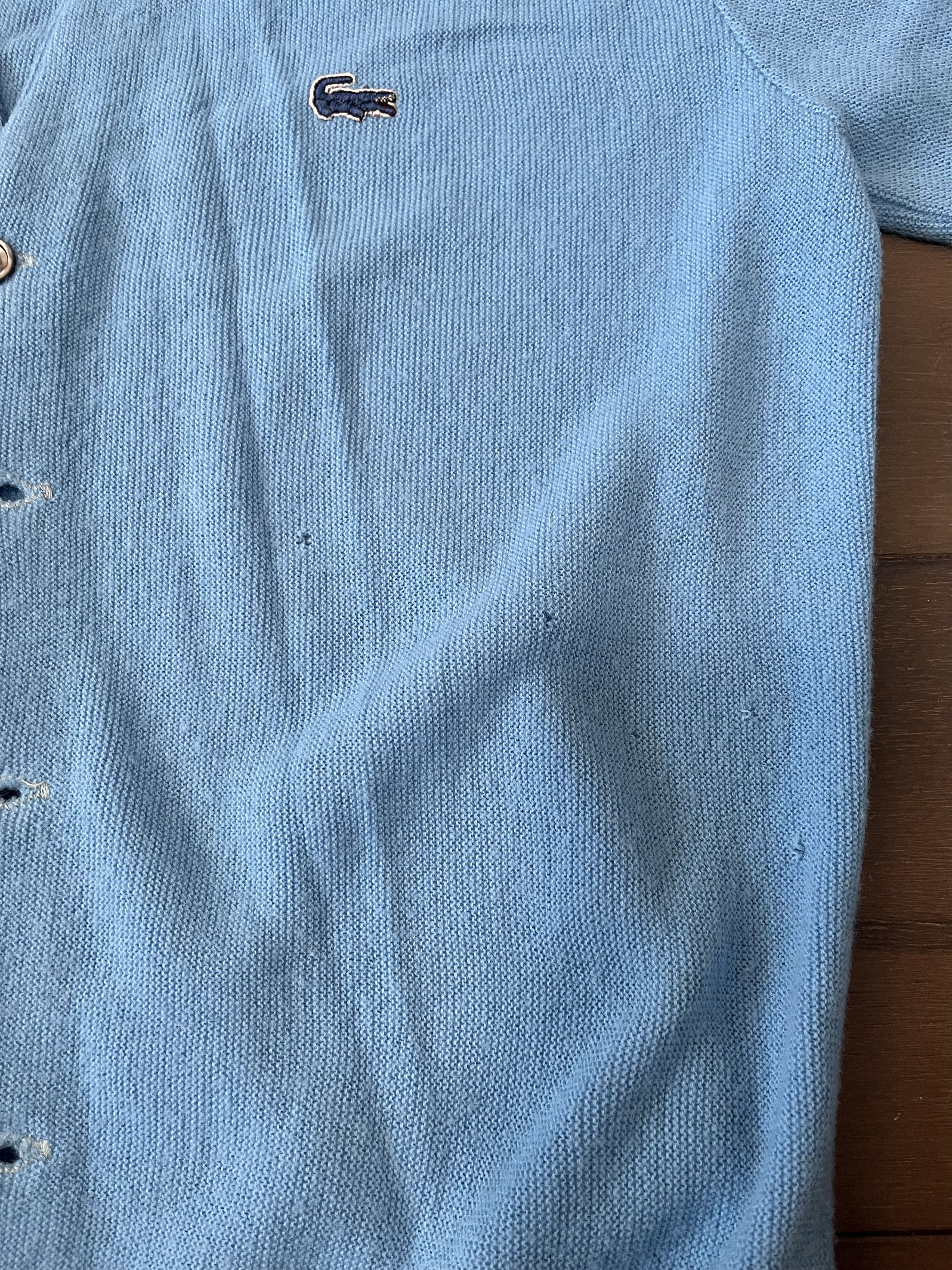 Lacoste Lacoste IZOD Blue Croc Logo Cardigan Size US M / EU 48-50 / 2 - 5 Thumbnail