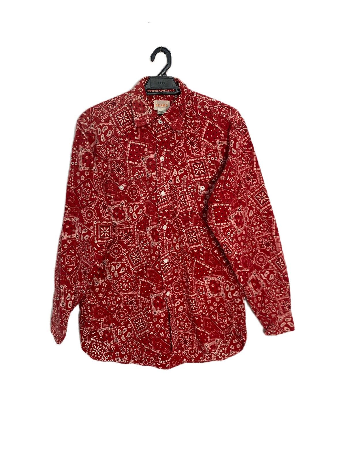 Beams Plus JAPAN BRAND BEAMS BANDANA SHIRT BUTTON UP Size US M / EU 48-50 / 2 - 1 Thumbnail