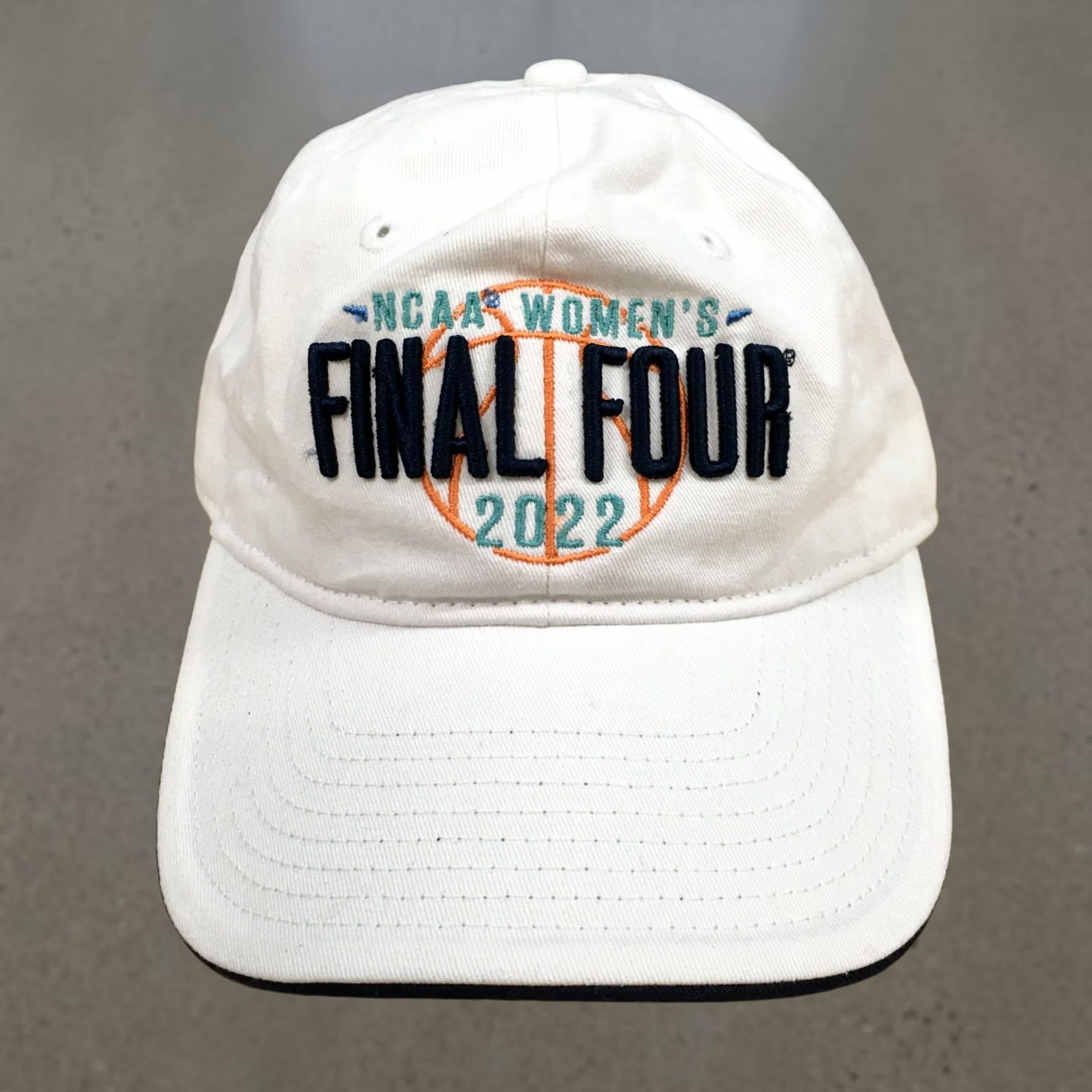 NCAA NCAA Womens Final Four 2022 Gear Baseball Cap Unisex White OSFA Embroidered Logo Size ONE SIZE - 1 Thumbnail