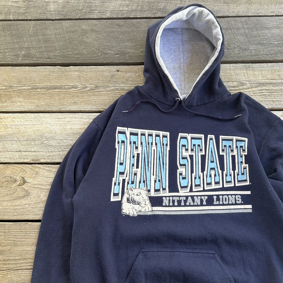 Vintage Vintage 90s Penn State Nittany Lions Hoodie Sweatshirt Size US L / EU 52-54 / 3 - 2 Thumbnail