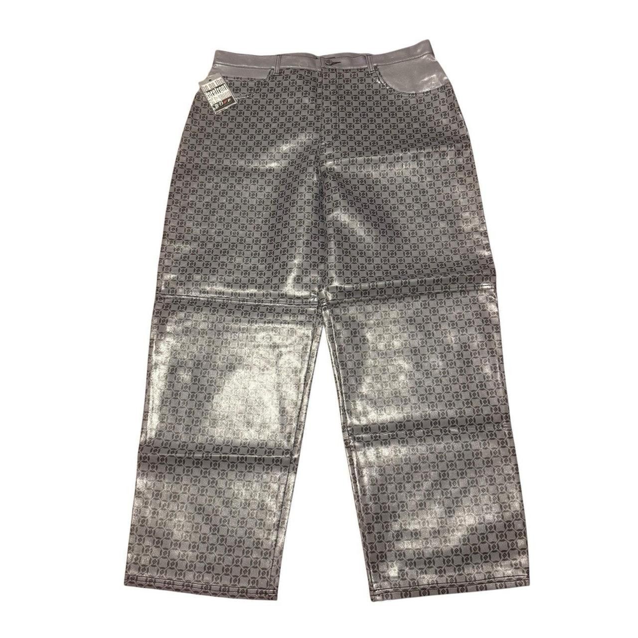 Other BOFF Men's Silver and Black Trousers Size US 40 / EU 56 - 1 Thumbnail
