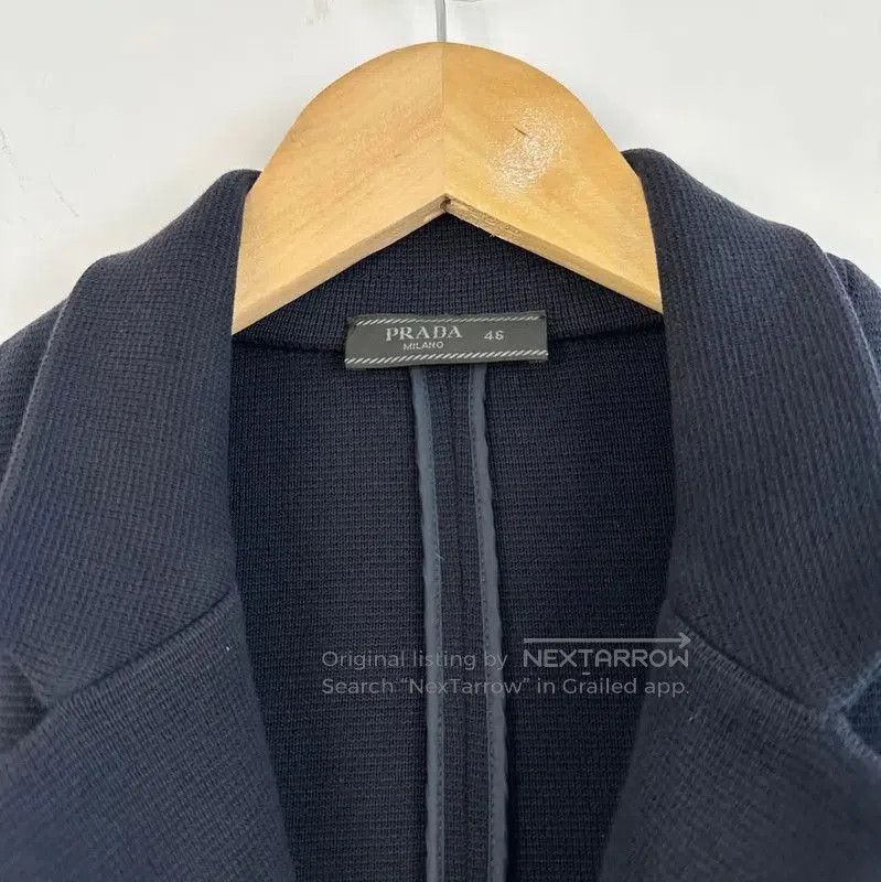 Prada Prada Black Cotton Men's Blazer. Size US L / EU 52-54 / 3 - 3 Thumbnail