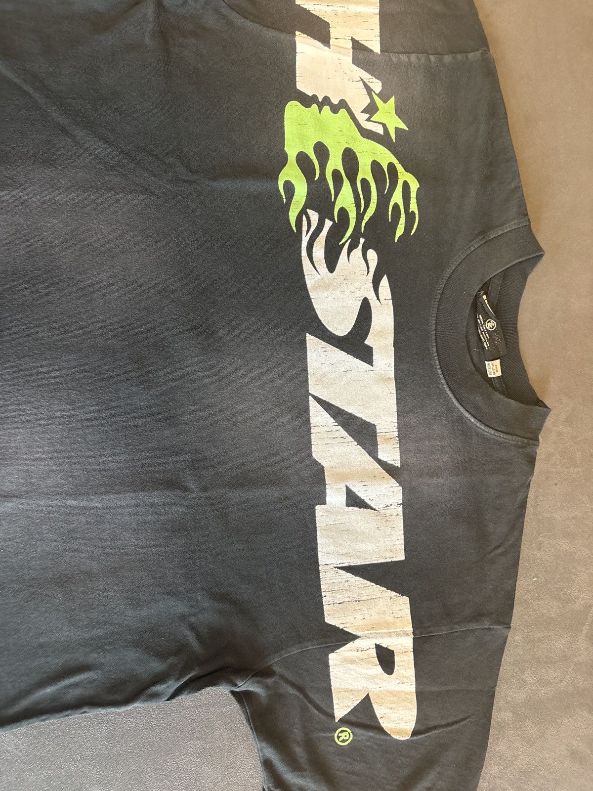 HELLSTAR Catoon logo t-shirt green (unreleased) Size US S / EU 44-46 / 1 - 2 Thumbnail