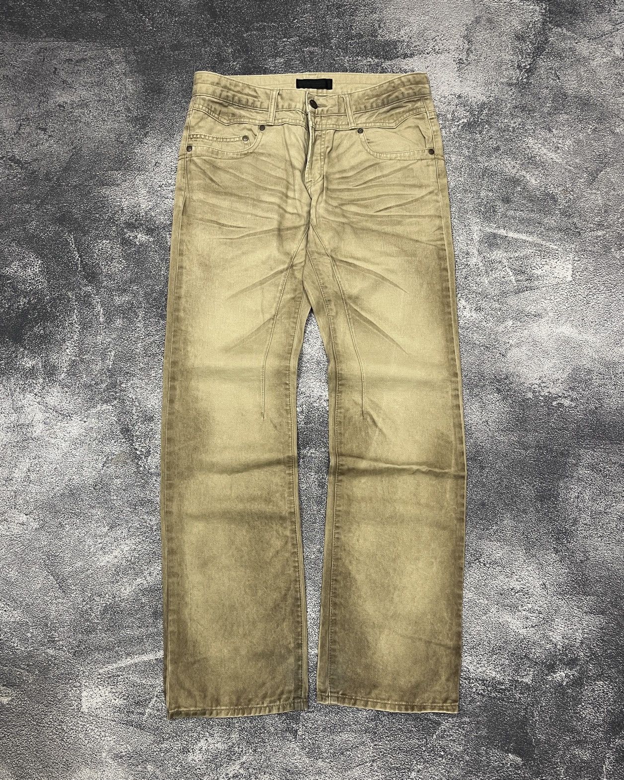 JACKROSE Rare Jackrose Luv Maison Faded Flare Pants Size US 32 / EU 48 - 1 Thumbnail