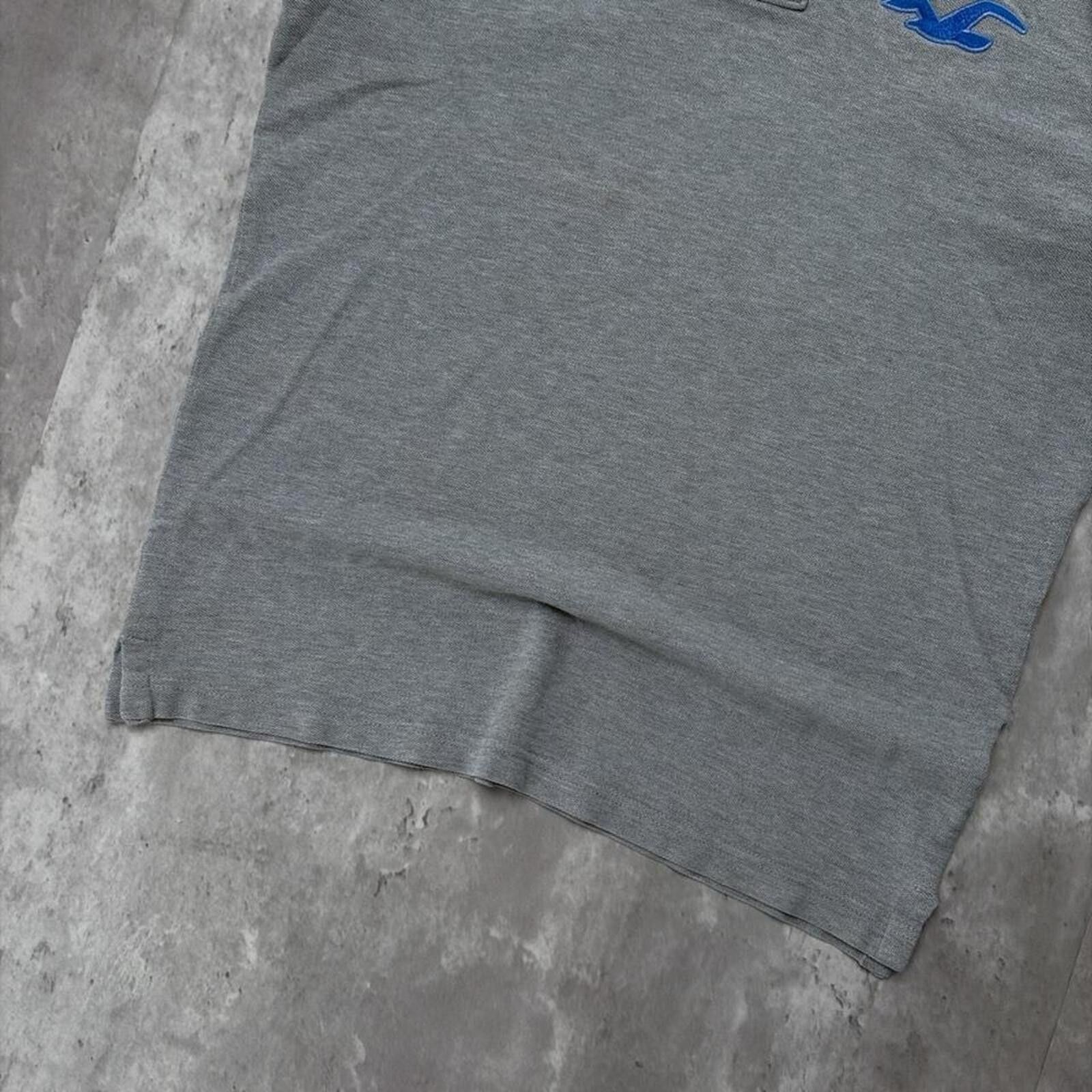 Other Y2K Grey Hollister Surf Grunge Polo Shirt Size US M / EU 48-50 / 2 - 4 Thumbnail