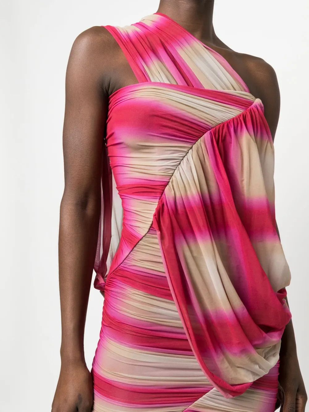 Rick Owens o1y0126 One-Shoulder Blouse in Multicolor Size M / US 6-8 / IT 42-44 - 2 Thumbnail