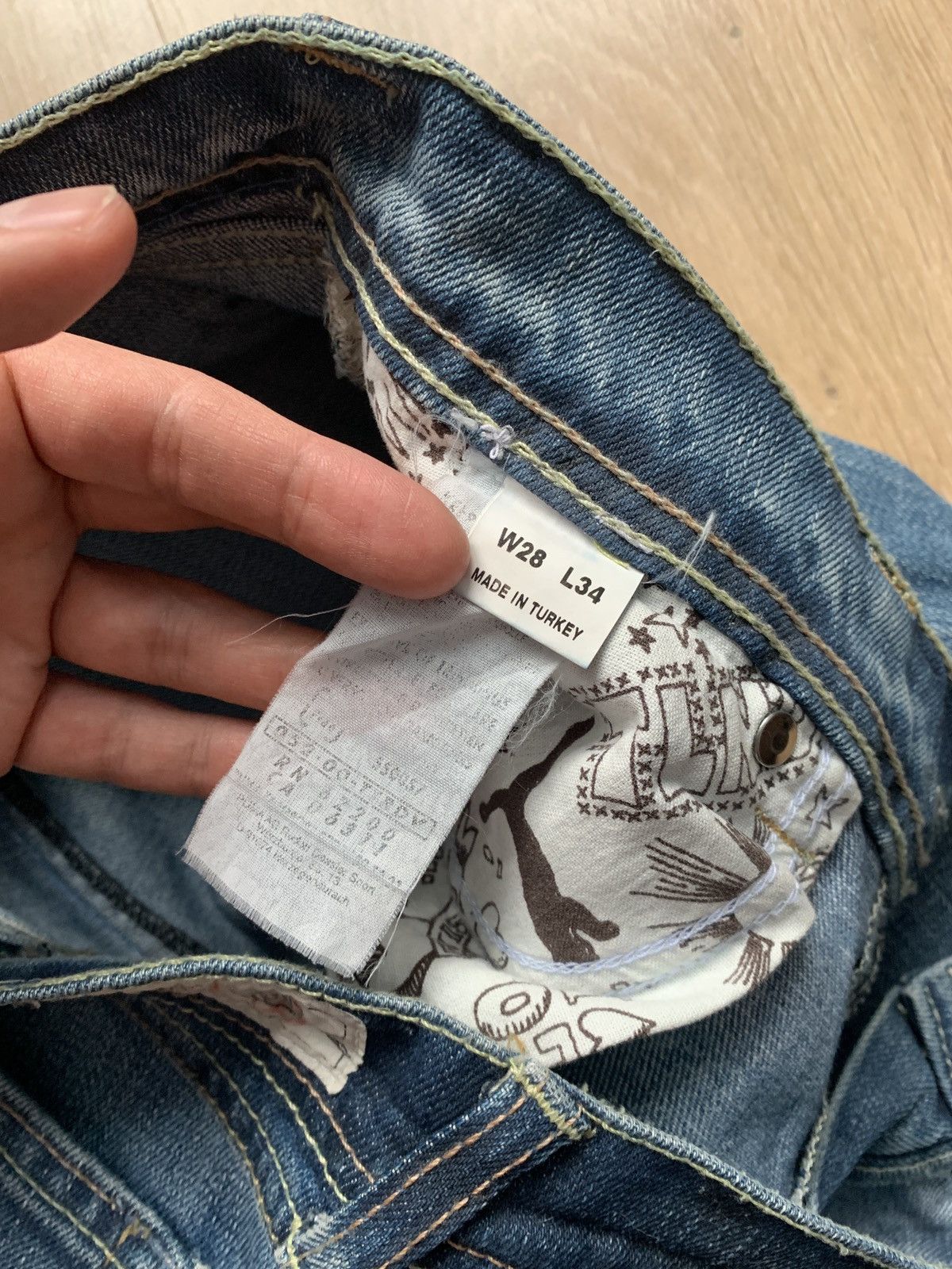 Evisu × Puma Puma X Evisu Womens Jeans Size 28 Size 28" / US 6 / IT 42 - 4 Thumbnail