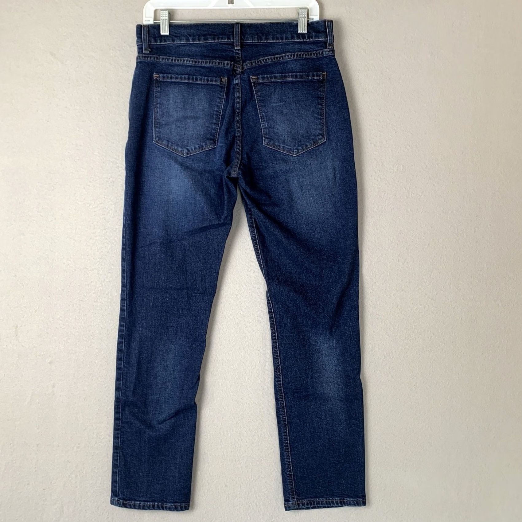 Mott & Bow Mott & Bow Jeans Womens 30 Blue Boyfriend Denim Dark Wash Preppy Minimalist Size 30" / US 8 / IT 44 - 2 Thumbnail