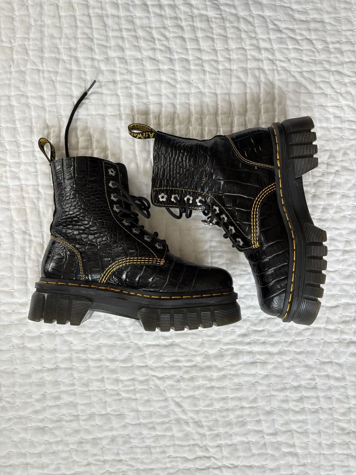Dr. Martens × Heaven by Marc Jacobs Audrick Heaven by MJ Croc Boots Dr. Martens x Heaven Boots Size US 8 / IT 38 - 2 Thumbnail