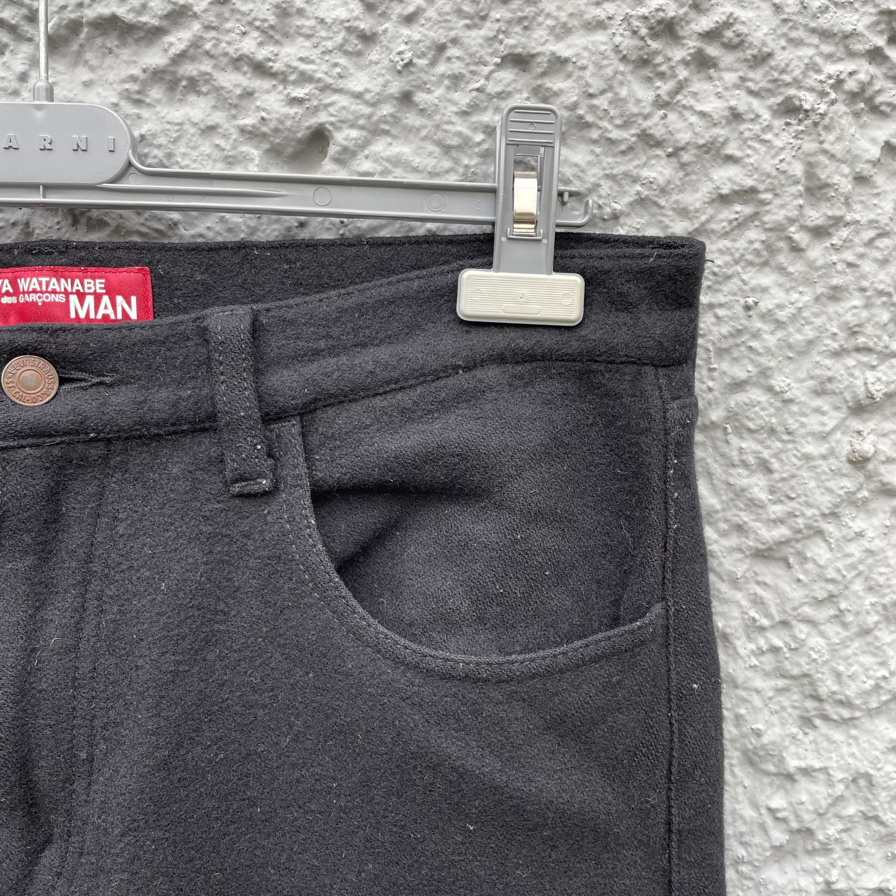 Comme des Garcons CDG Junya Watanabe Man x Levis Black Trousers Pants F/W03 Size US 32 / EU 48 - 7 Thumbnail