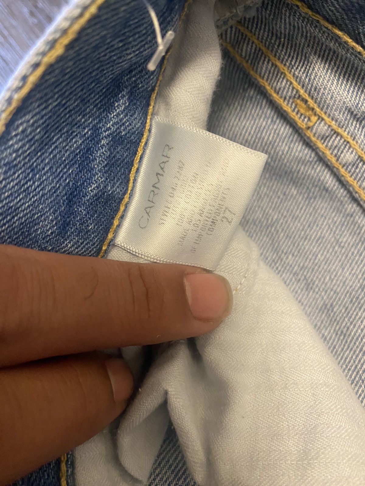 Designer Carmar’ Los Angeles unique design jeans Size 27" / US 4 / IT 40 - 9 Thumbnail