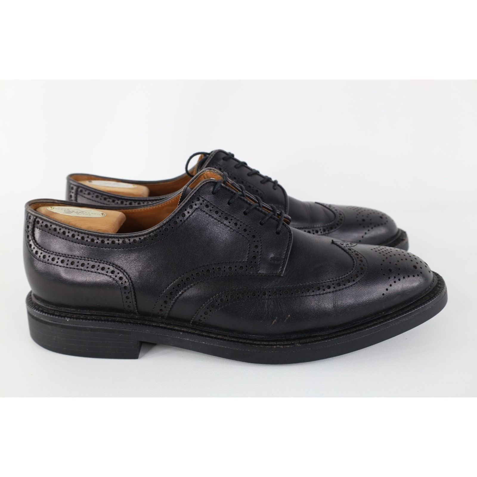 Ralph Lauren Vintage 90s Ralph Lauren Leather Oxford Wingtip Dress Shoes Size US 10 / EU 43 - 3 Thumbnail