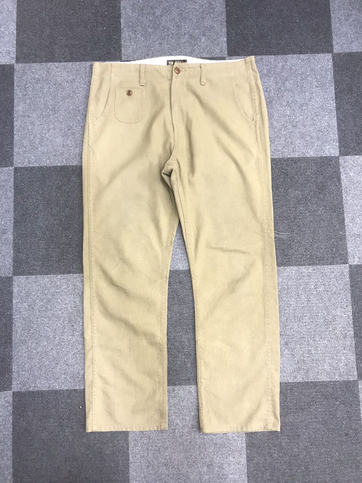 image of Mcapache Japan Vintage Military Japan Pant in Khaki Raw, Men's (Size 34)