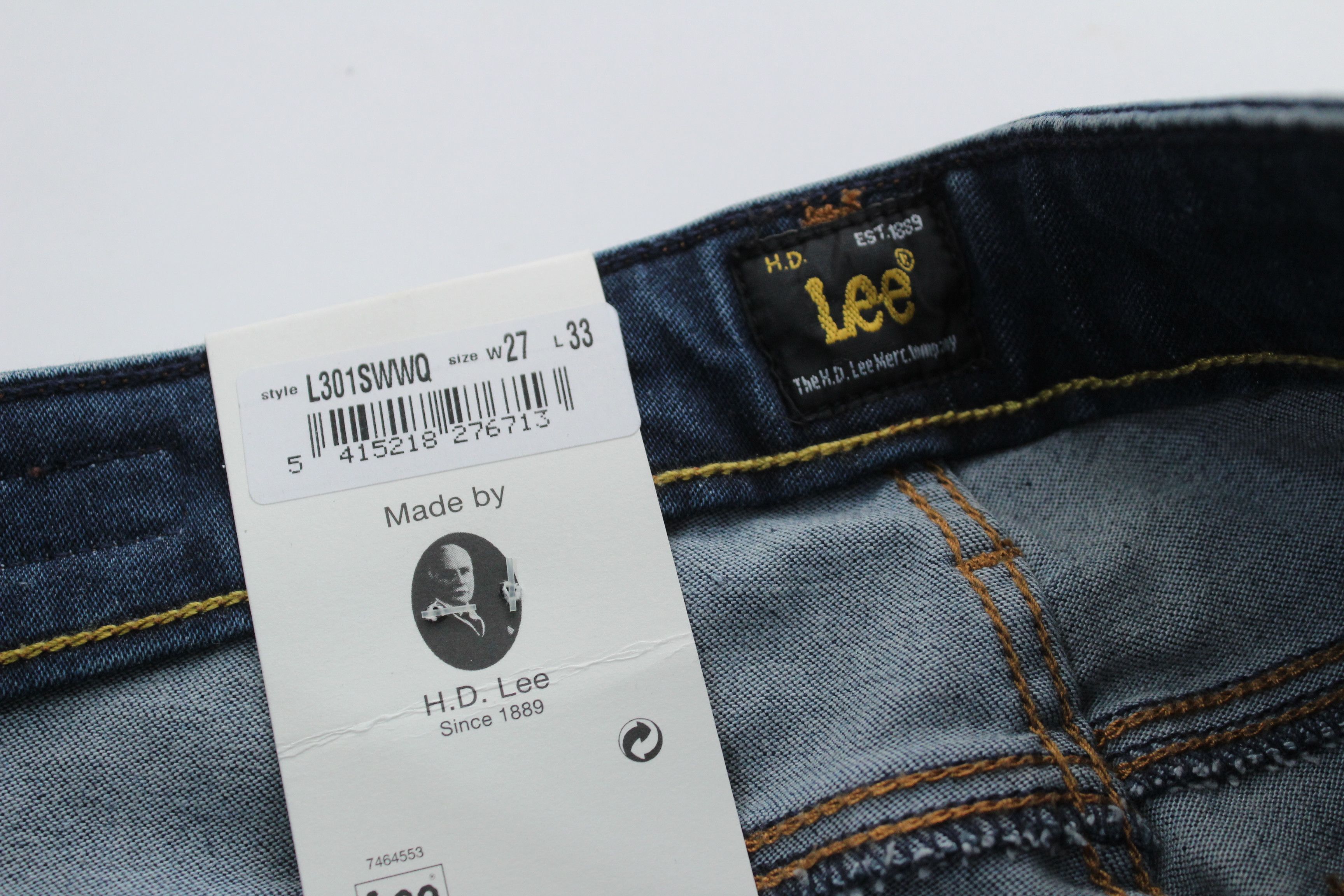 Lee Lee Marion Regular Straght 27/33 New Vintage Authentic Size 27" / US 4 / IT 40 - 5 Thumbnail