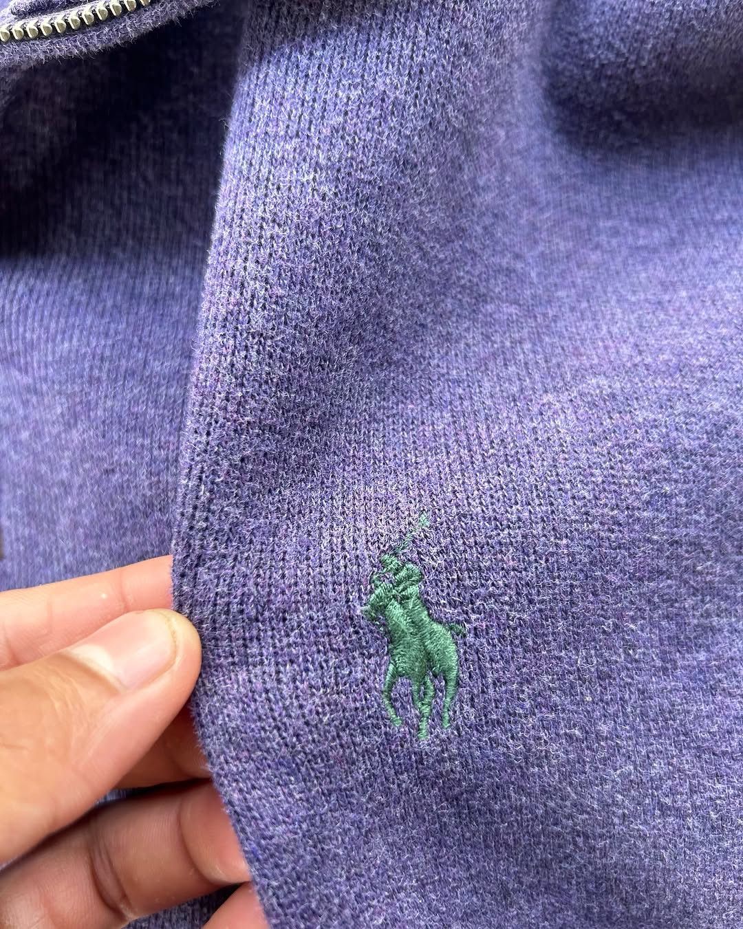 Polo Ralph Lauren × Vintage Y2k Polo By Ralph Lauren Quarter Zipper Sweatershit Size US L / EU 52-54 / 3 - 5 Thumbnail