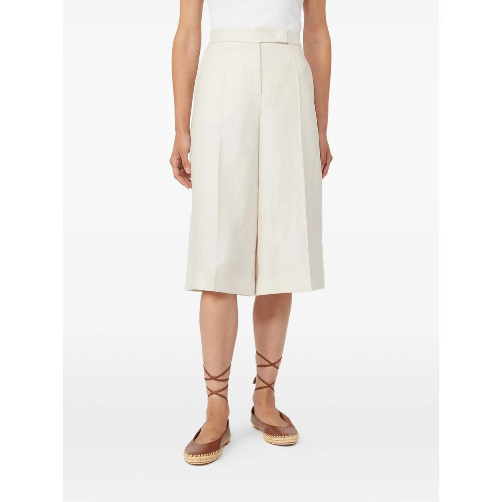 Max Mara Max Mara NEUTRALS Trousers - Cropped Trousers Size 28" / US 6 / IT 42 - 1 Thumbnail