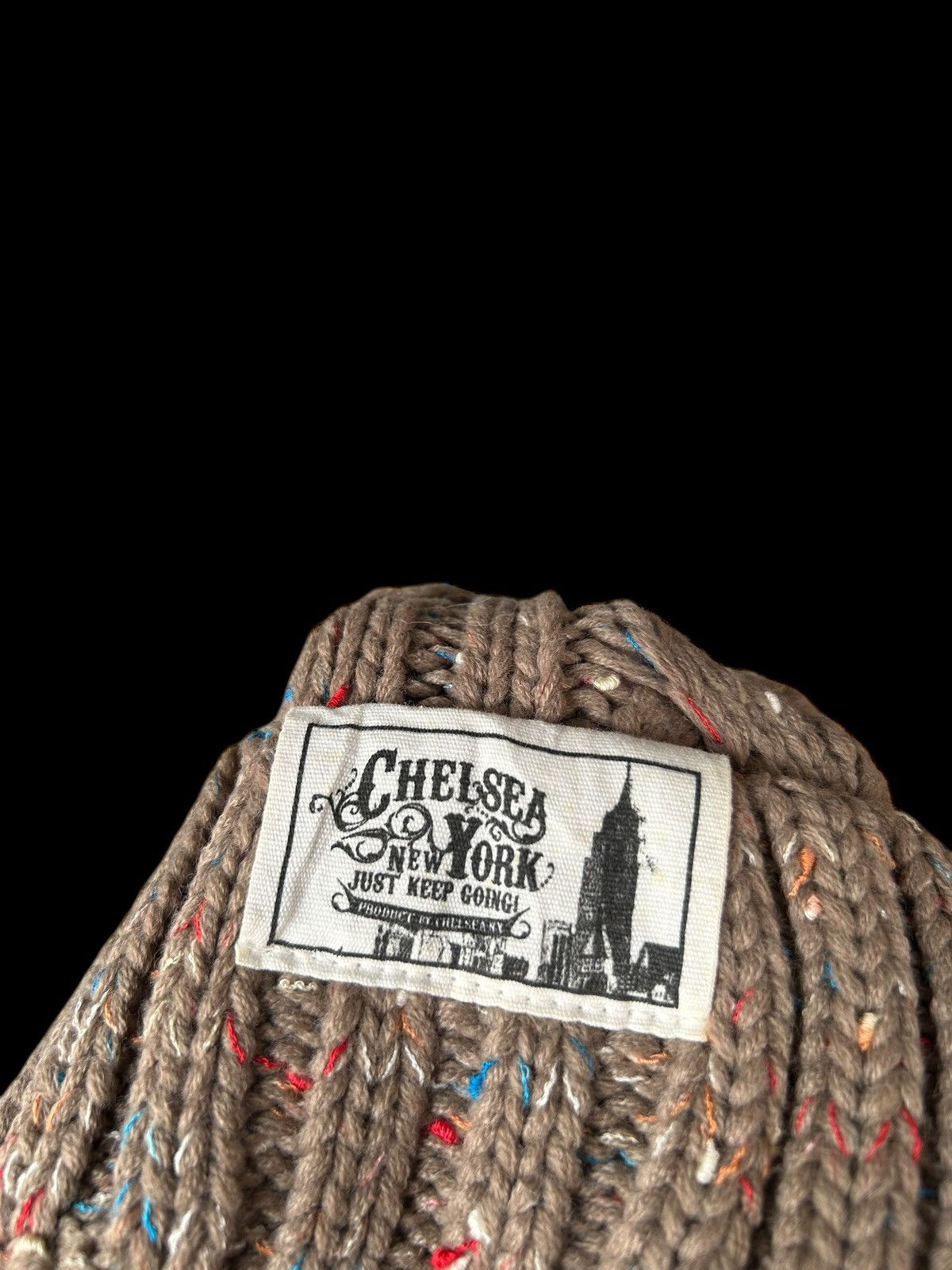Japanese Brand × Kapital × Vintage Chelsea New York Crochet Knitt Beanie Hats Size ONE SIZE - 5 Thumbnail