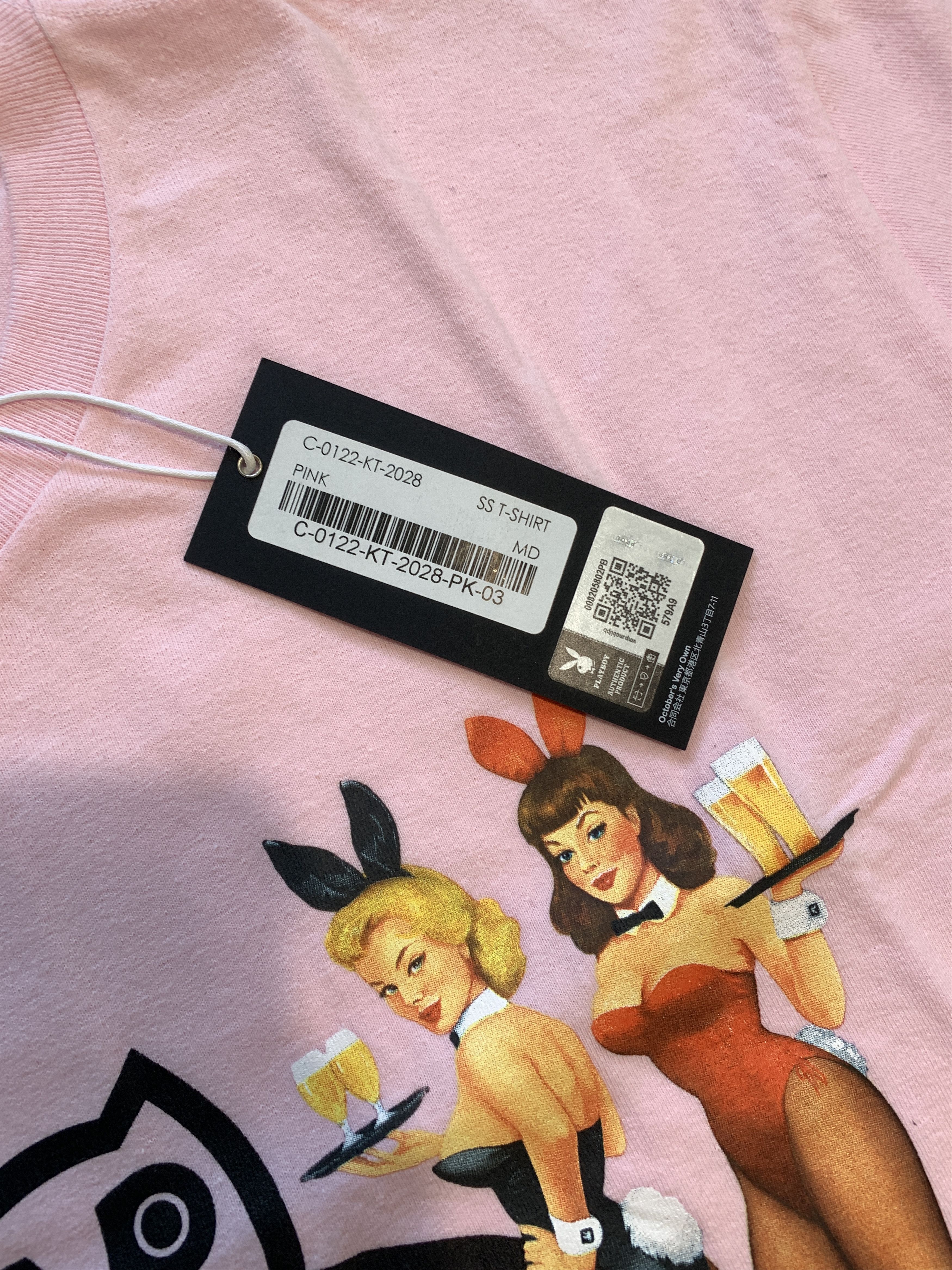 Drake OVO X PLAYBOY PINK OG BUNNY T-SHIRT - Medium Size US M / EU 48-50 / 2 - 7 Thumbnail