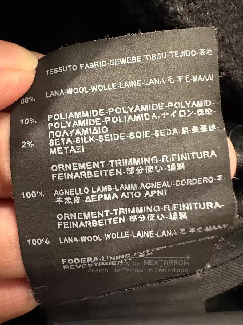 Saint Laurent Paris Saint Laurent Paris Black and white wool leather baseball Size US M / EU 48-50 / 2 - 5 Thumbnail