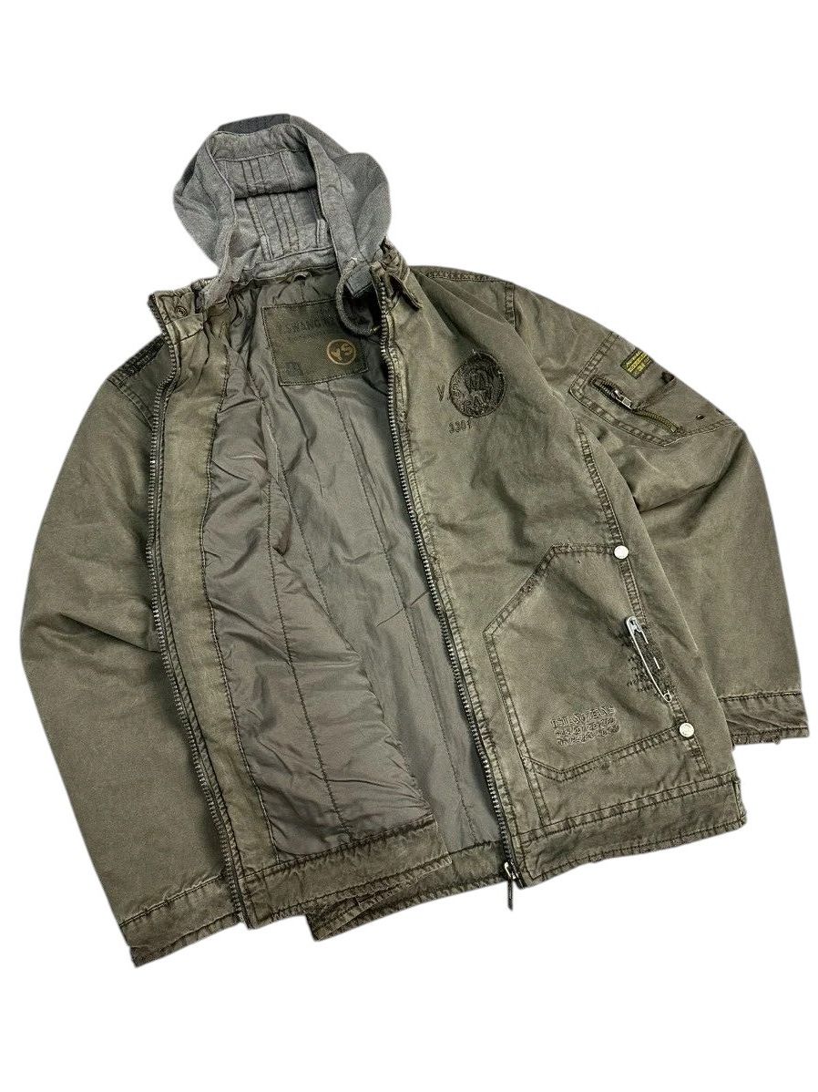 Diesel Ifsixwasnine LGB Vintage Japan Y2K Fur Hooded Jacket Size US M / EU 48-50 / 2 - 1 Thumbnail
