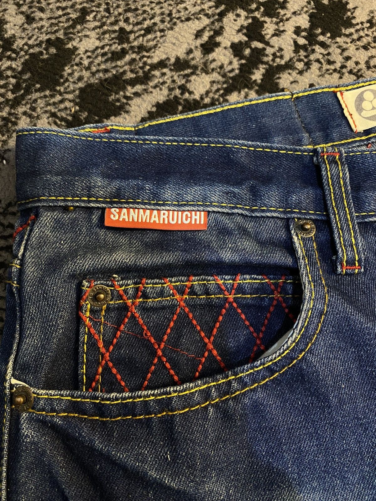 Kapital Vtg Sanmaruichi Japan Embroidery Otamajakushi Jeans 🔥 Size US 36 / EU 52 - 7 Thumbnail