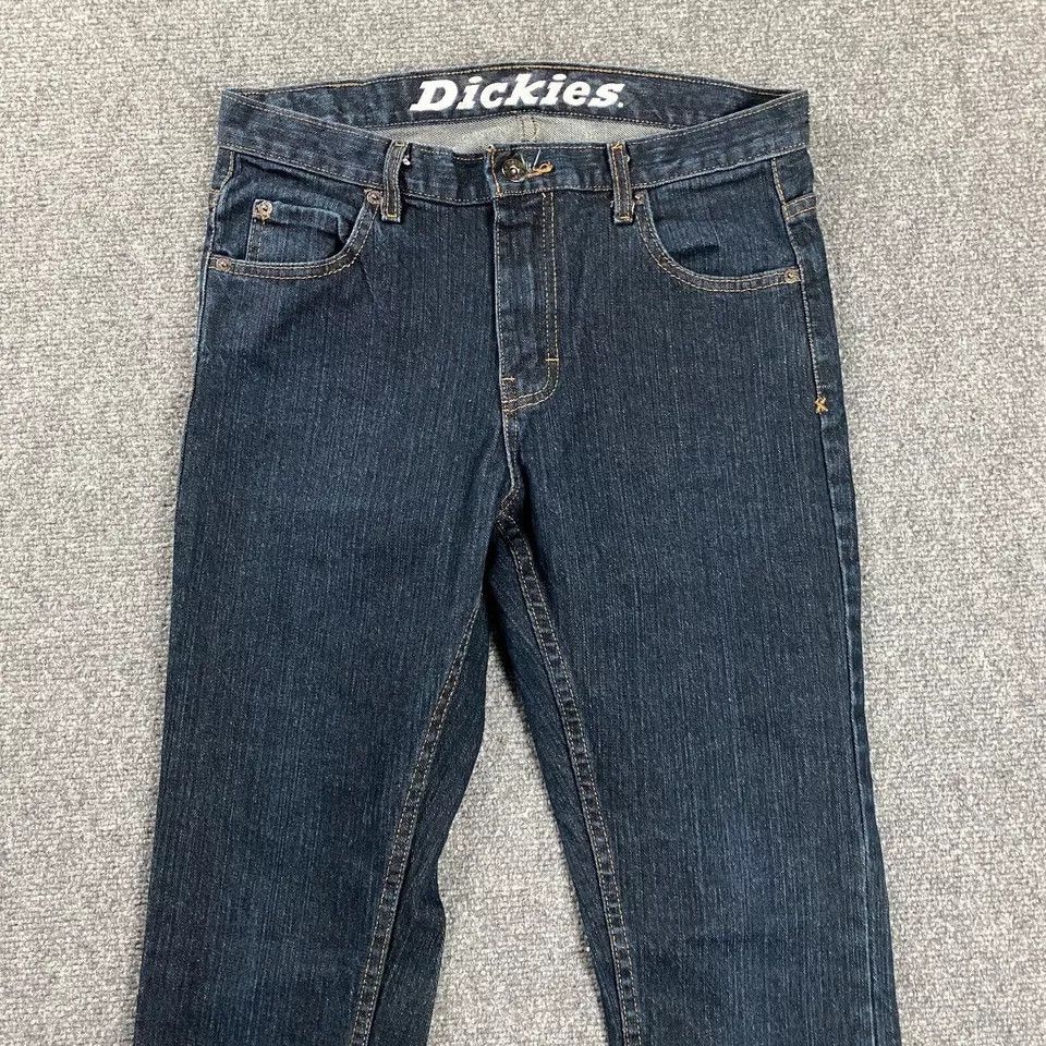 Dickies Dickies Jeans Adults 30x34 Slim Fit Blue Denim Dark Wash Size US 30 / EU 46 - 2 Thumbnail