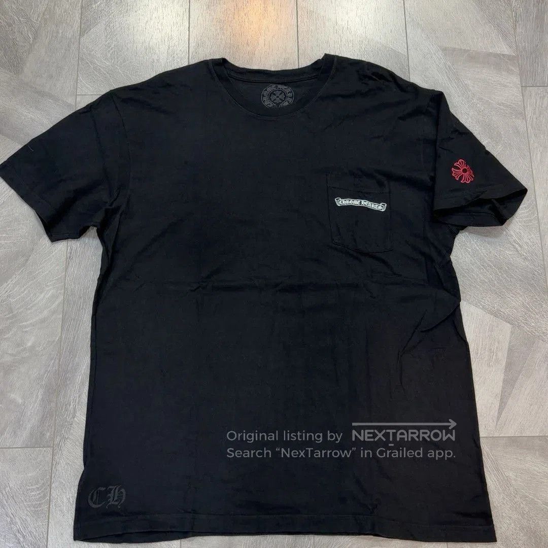 Saint Laurent Paris Chrome Hearts New York Limited Cross Scroll Tee. Size US XXL / EU 58 / 5 - 1 Thumbnail