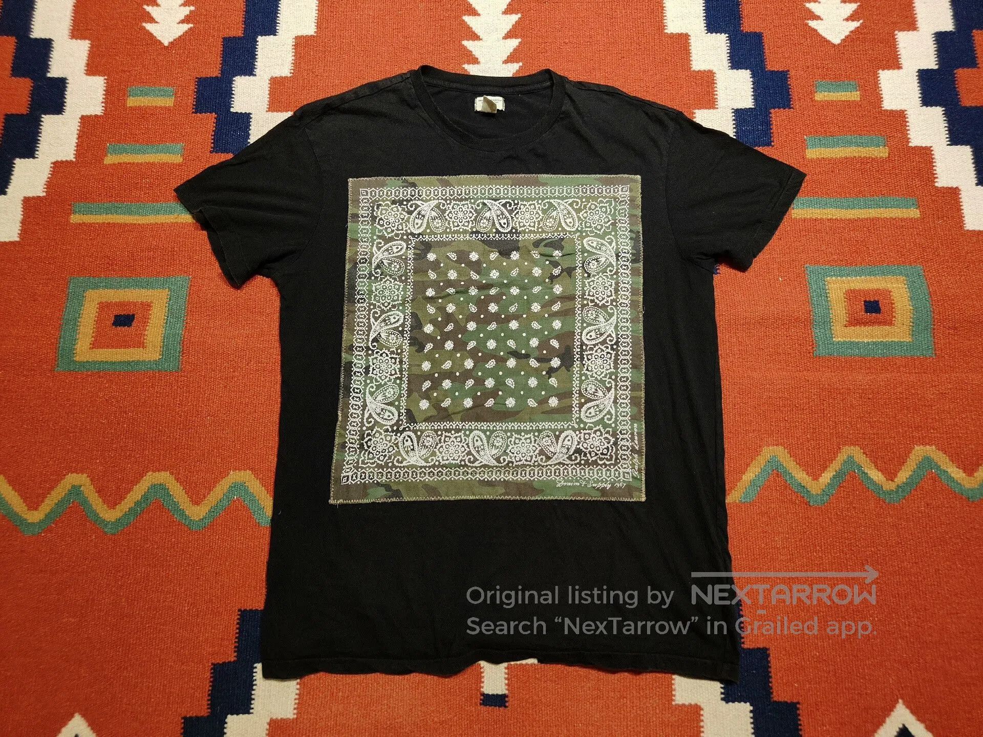 RRL Ralph Lauren Ralph Lauren Patch Short Sleeve T-shirt. Size US M / EU 48-50 / 2 - 1 Thumbnail