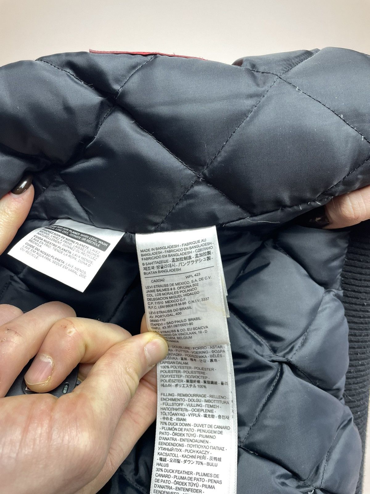 Levi's LEVI STRAUSS & CO. Hooded Down Jacket Levis Parka Black Size XS / US 0-2 / IT 36-38 - 11 Thumbnail