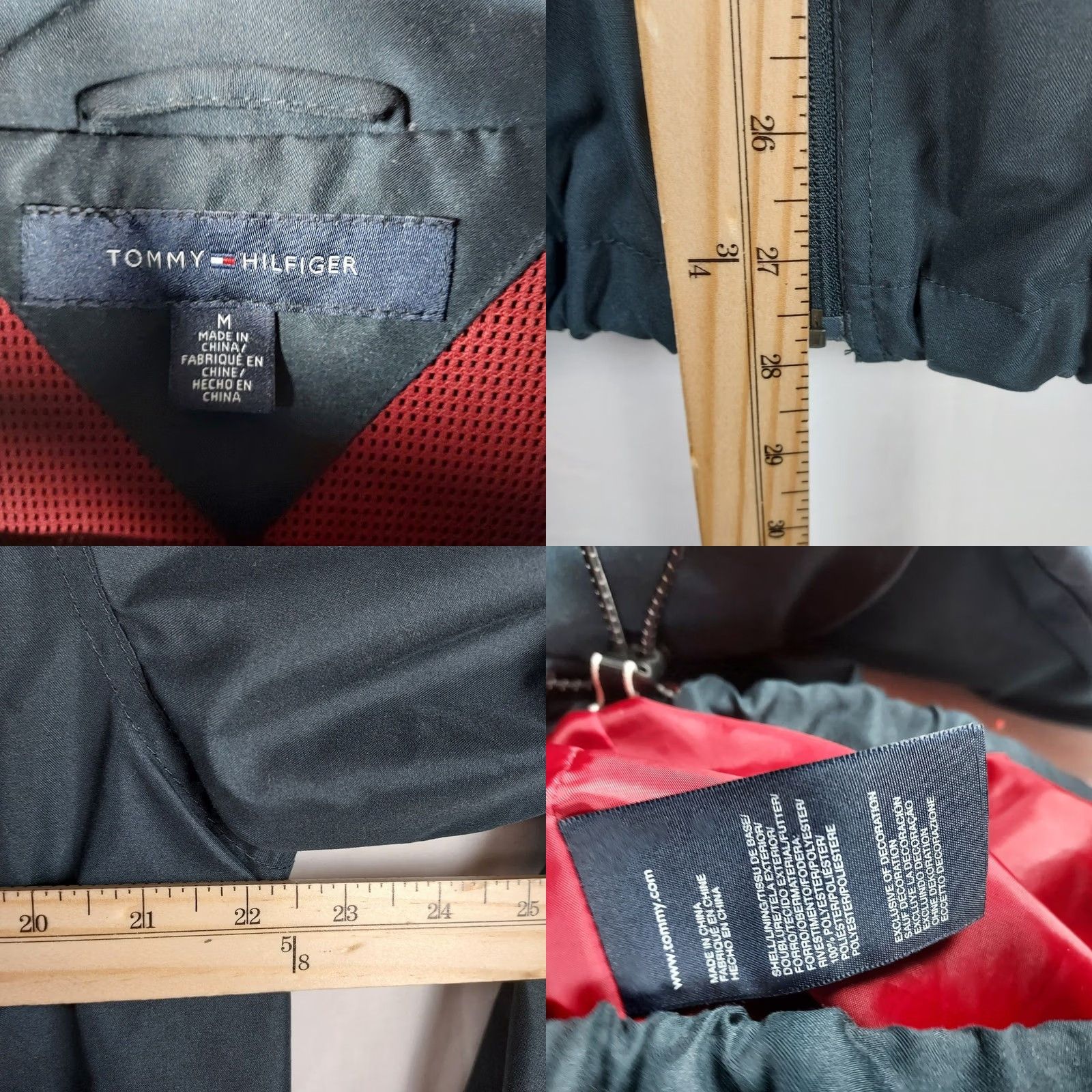 Tommy Hilfiger Tommy Hilfiger Mens Windbreaker Jacket Size M Blue Red Stripe Lightweight Coat Regular Fit Junior-… Size US M / EU 48-50 / 2 - 8 Thumbnail