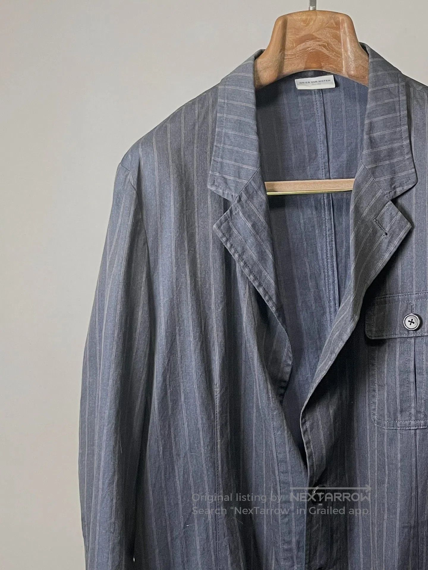 Dries Van Noten Dries Van Noten Distressed Craftsman Suit. Size US L / EU 52-54 / 3 - 3 Thumbnail