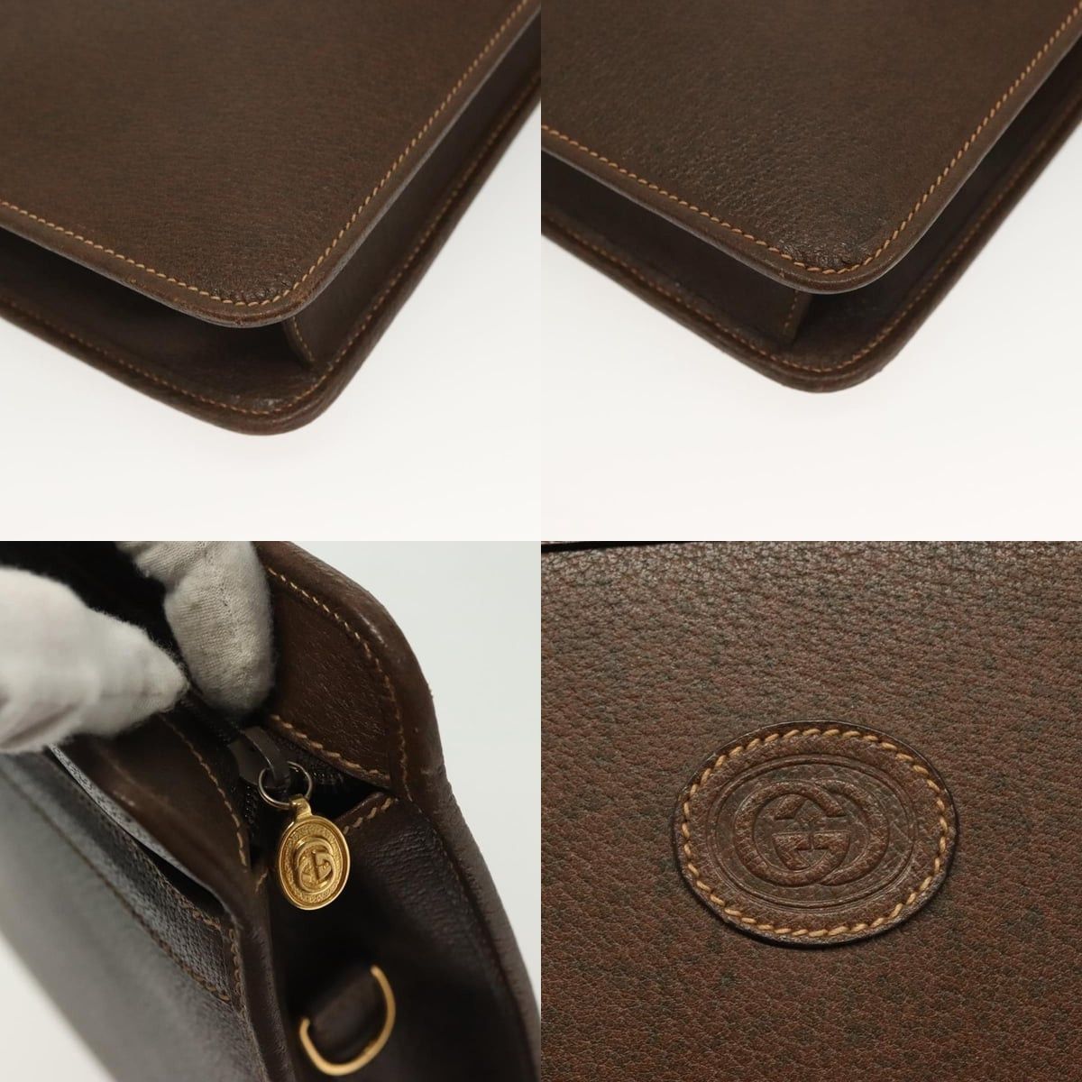 Gucci GUCCI Business Bag Leather Beige 015 14 015 14 Size ONE SIZE - 10 Thumbnail