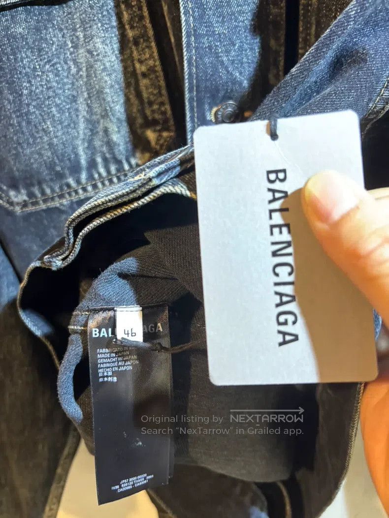 Balenciaga Balenciaga Oversized Denim Jacket Size US S / EU 44-46 / 1 - 8 Thumbnail