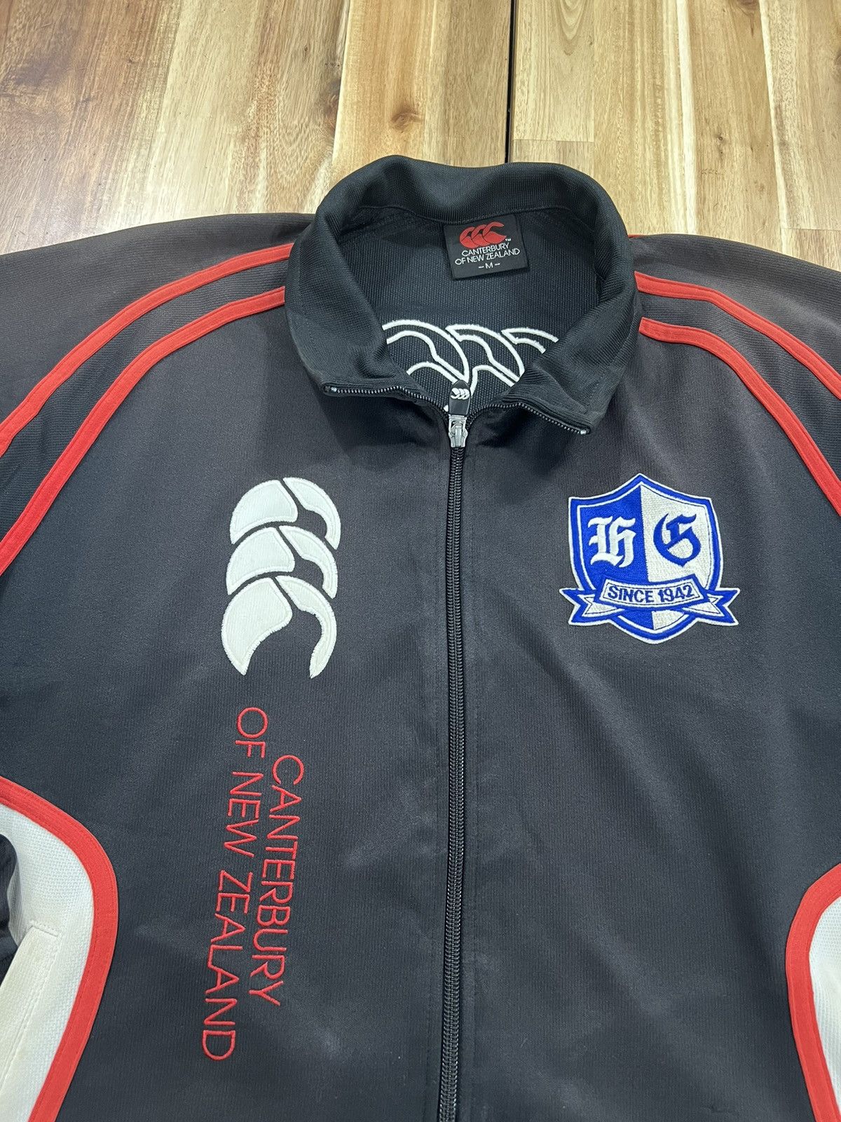 Canterbury of New Zealand × Vintage Vintage 80’s Canterburry of New Zealand Wear Jacket Size US L / EU 52-54 / 3 - 3 Thumbnail