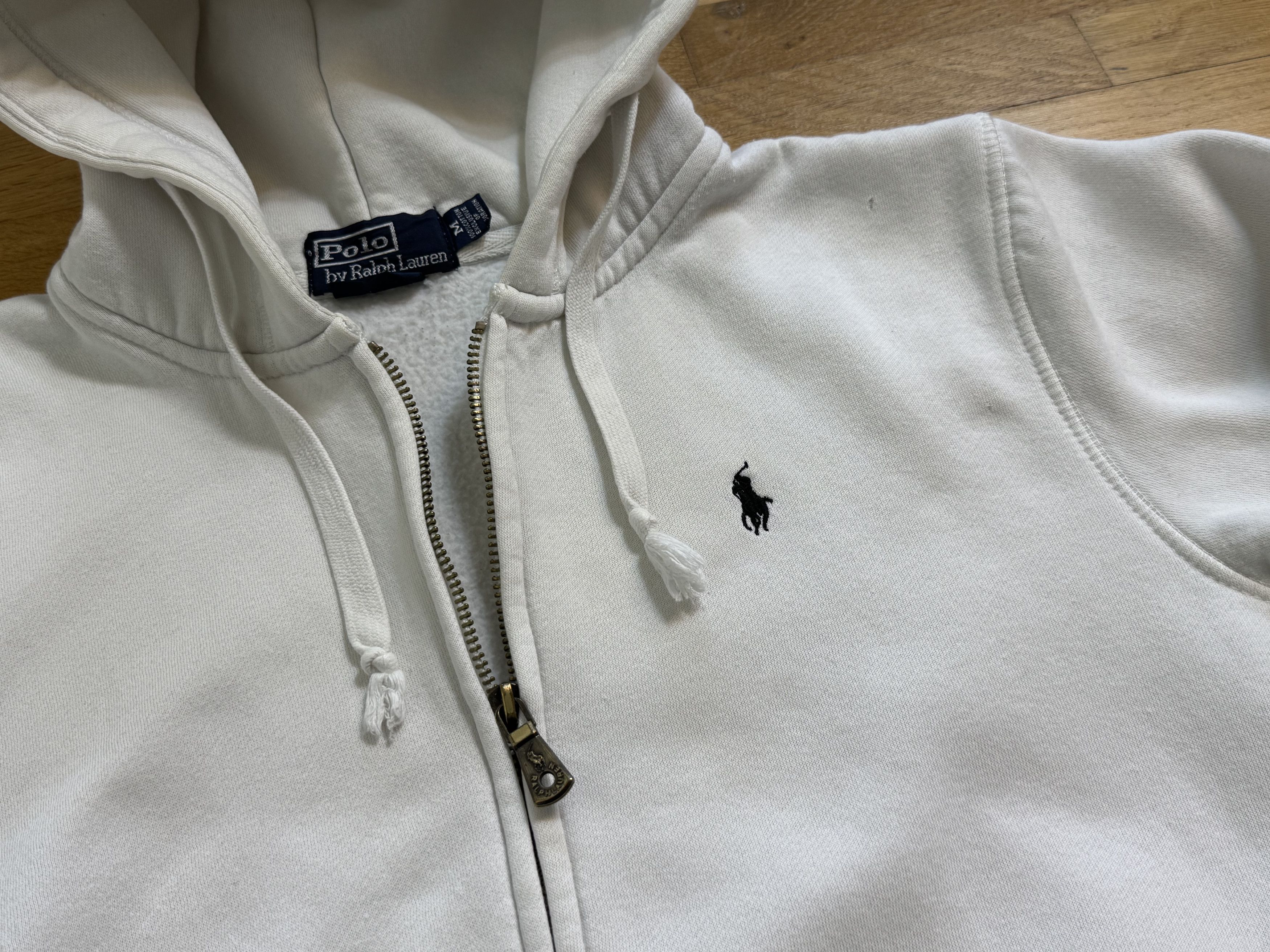 Ralph Lauren White zip hoodie RALPH LAUREN Size M / US 6-8 / IT 42-44 - 3 Thumbnail