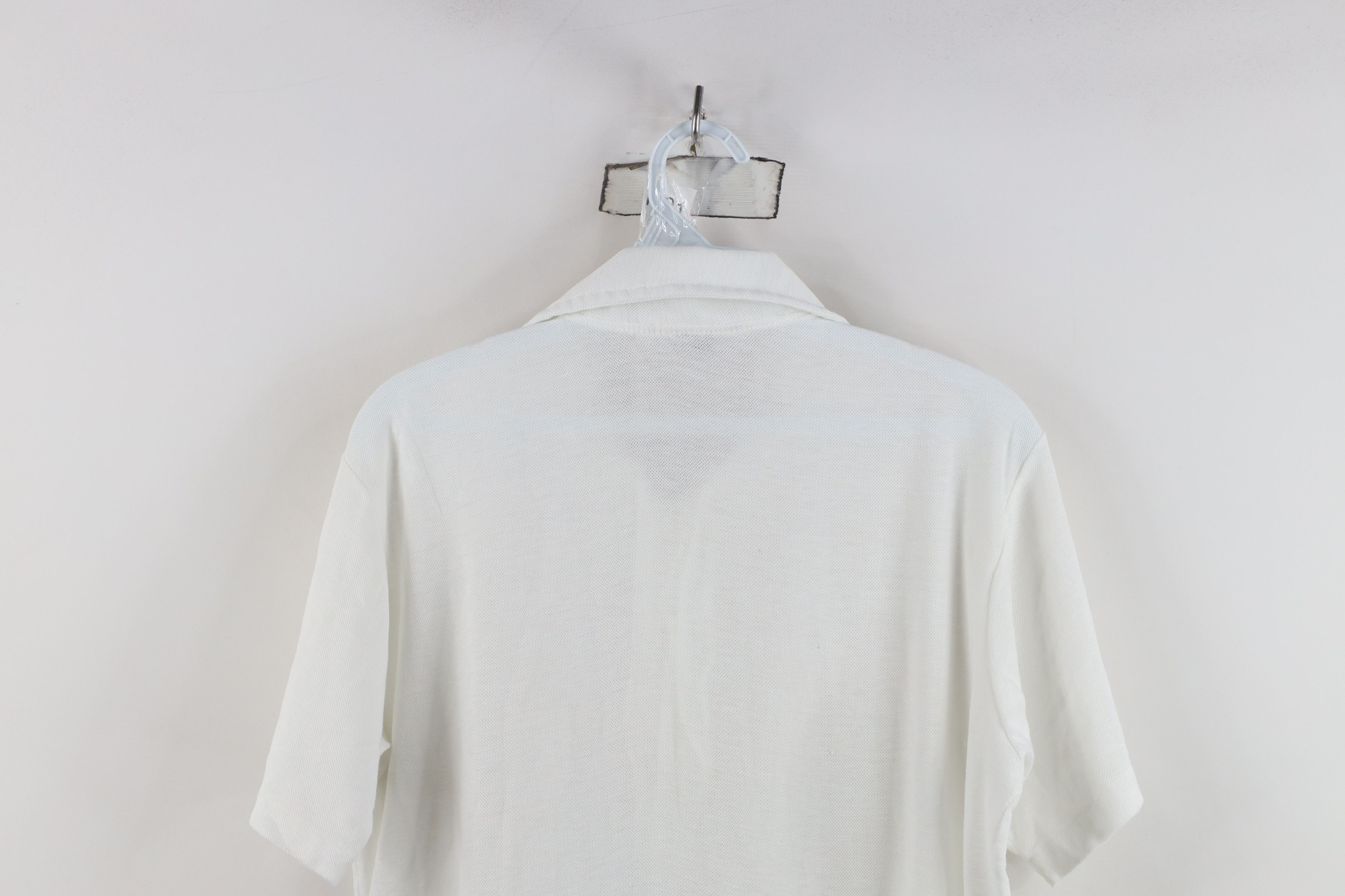 Vintage Vintage 70s Streetwear Collared Golf Polo Shirt White Size US M / EU 48-50 / 2 - 11 Thumbnail