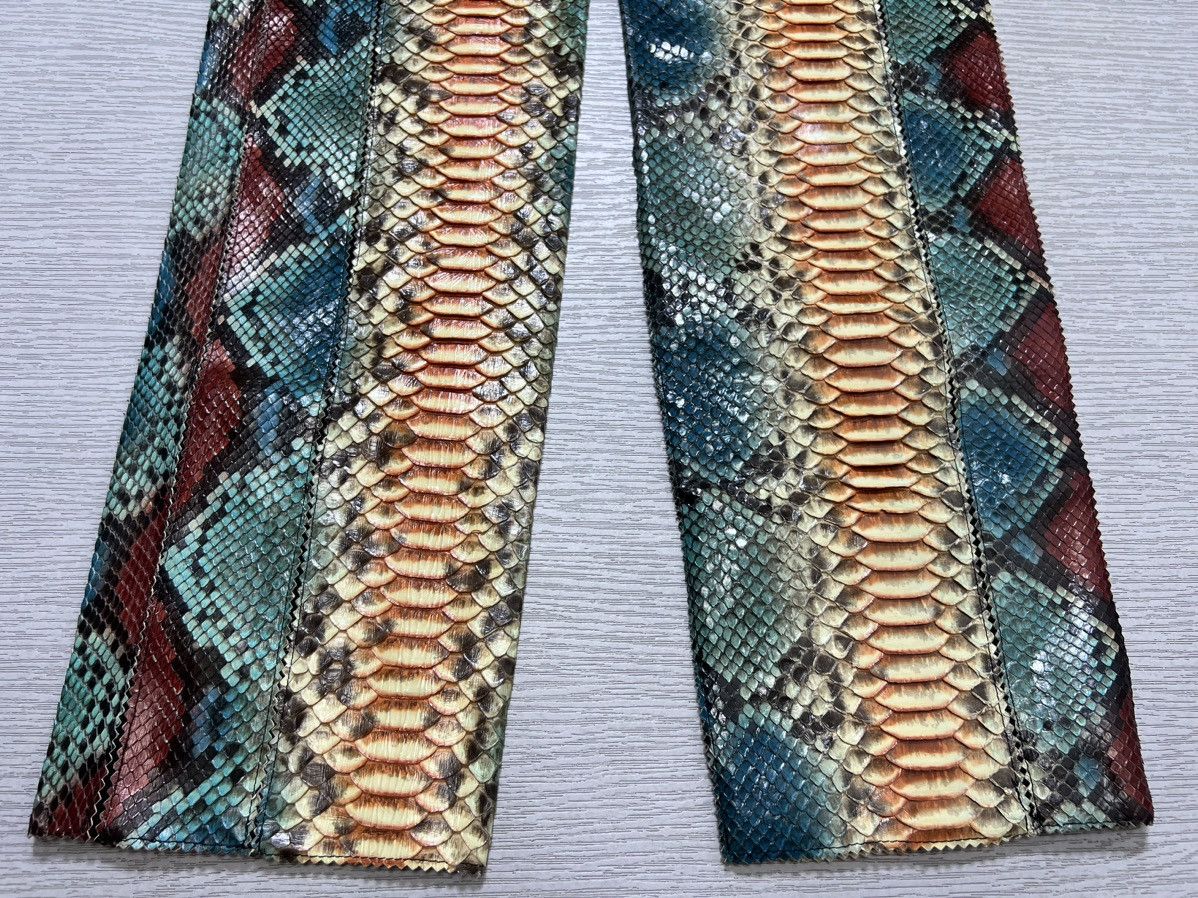 Jean Paul Gaultier Jean Paul Gaultier - S/S 2007 - Phyton Snake Skin Trousers Size US 30 / EU 46 - 15 Thumbnail