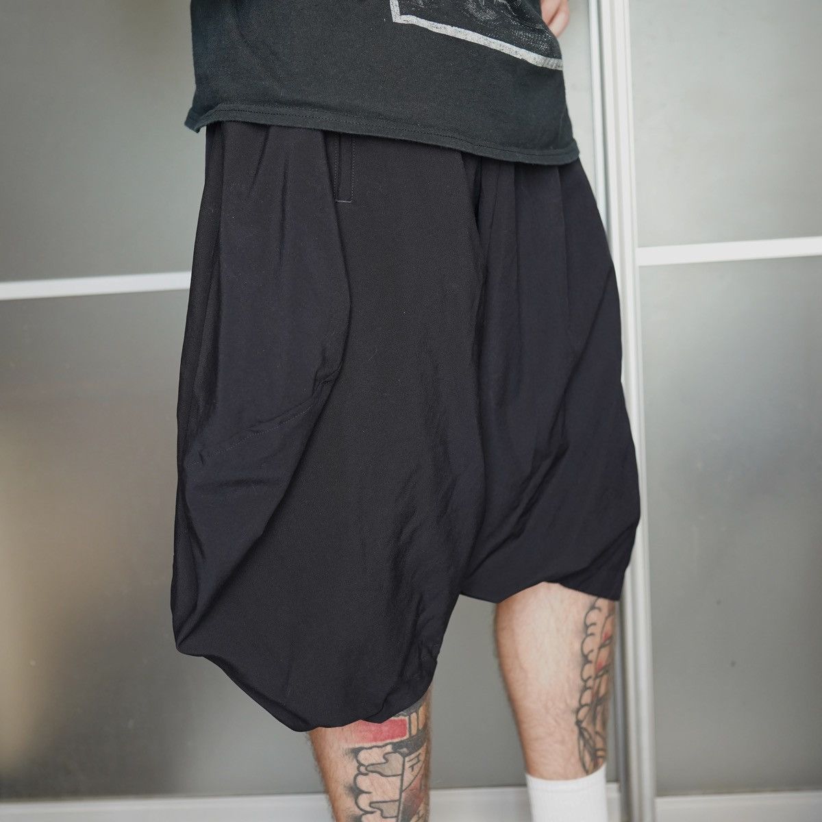 Comme des Garcons Comme Des Garçons Rare Archive Wool Wide Shorts Japan Size US 33 - 6 Thumbnail