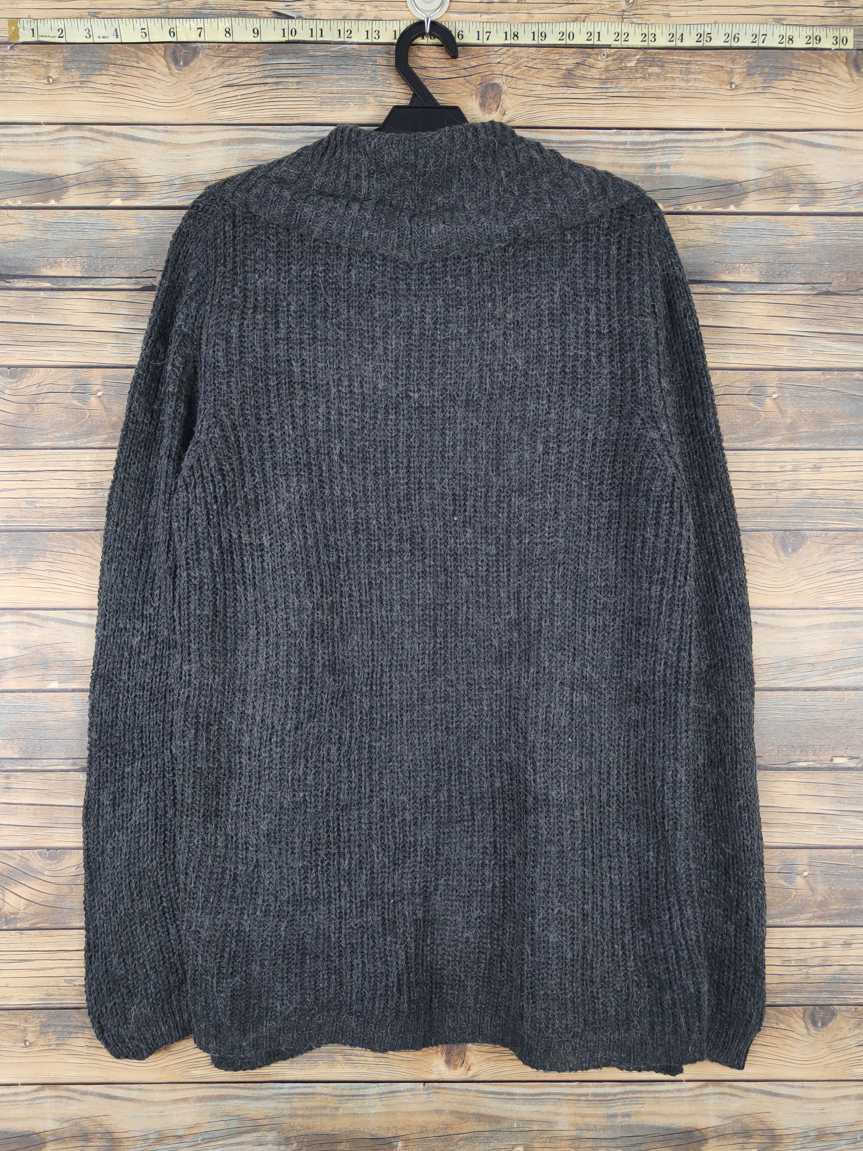 Homespun Knitwear Shoo La Rue Dark Gray Knitwear Cardigan #W1288 Size US M / EU 48-50 / 2 - 7 Thumbnail
