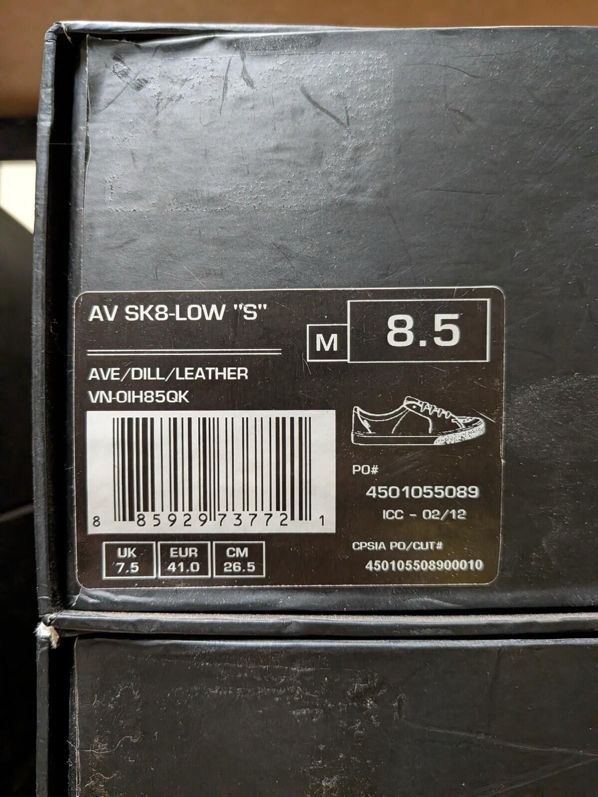 Vans VANS Syndicate AV SK8 Low Ave Dill US8.5 Size US 8.5 / EU 41-42 - 7 Thumbnail