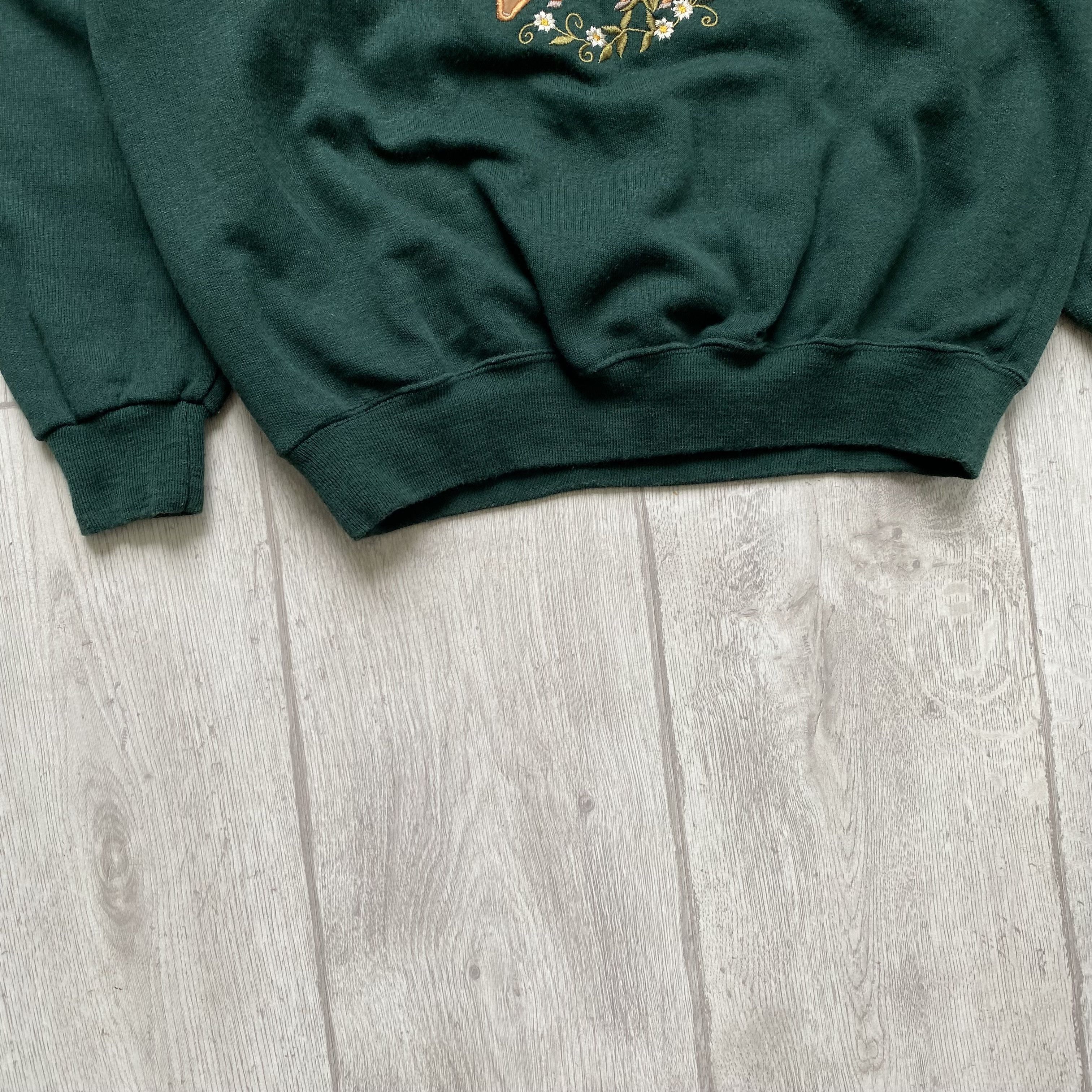 The Mountain 🦌 Vintage Animal Dree Embroider print Sweatshirt Mountain Size US S / EU 44-46 / 1 - 3 Thumbnail