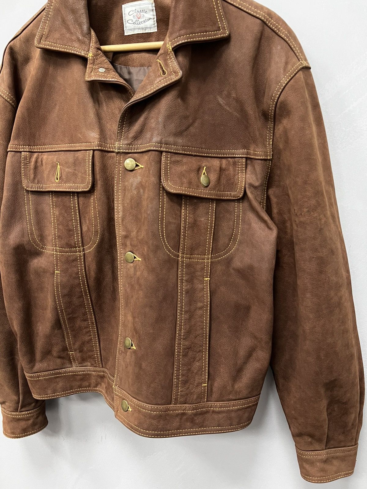 Vintage Cropped suede Real Leather Vintage Avantgarde Jacket Size US M / EU 48-50 / 2 - 4 Thumbnail