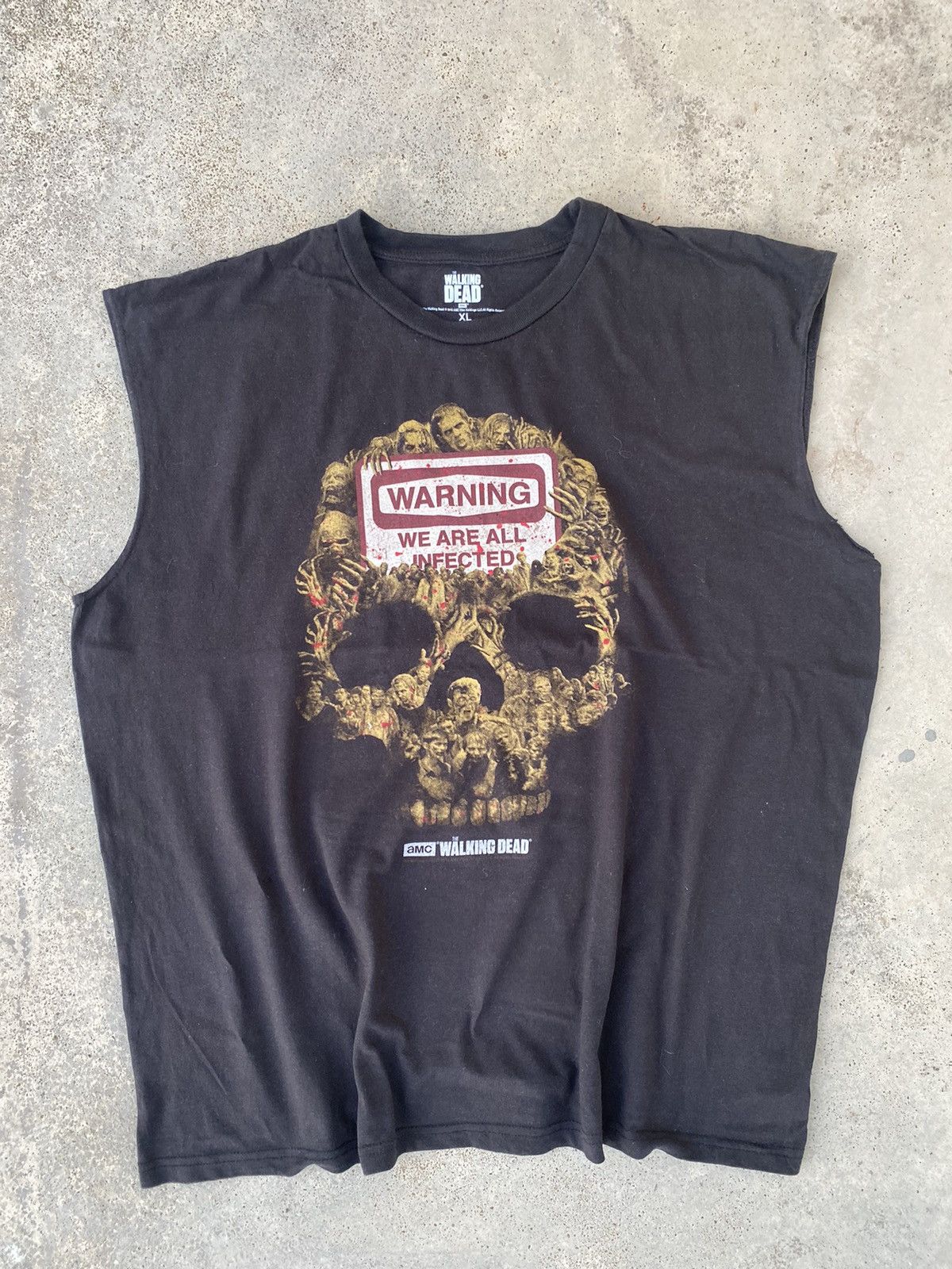 Vintage 2000s Faded Walking Dead Zombie Movie Tees Size US XL / EU 56 / 4 - 1 Thumbnail