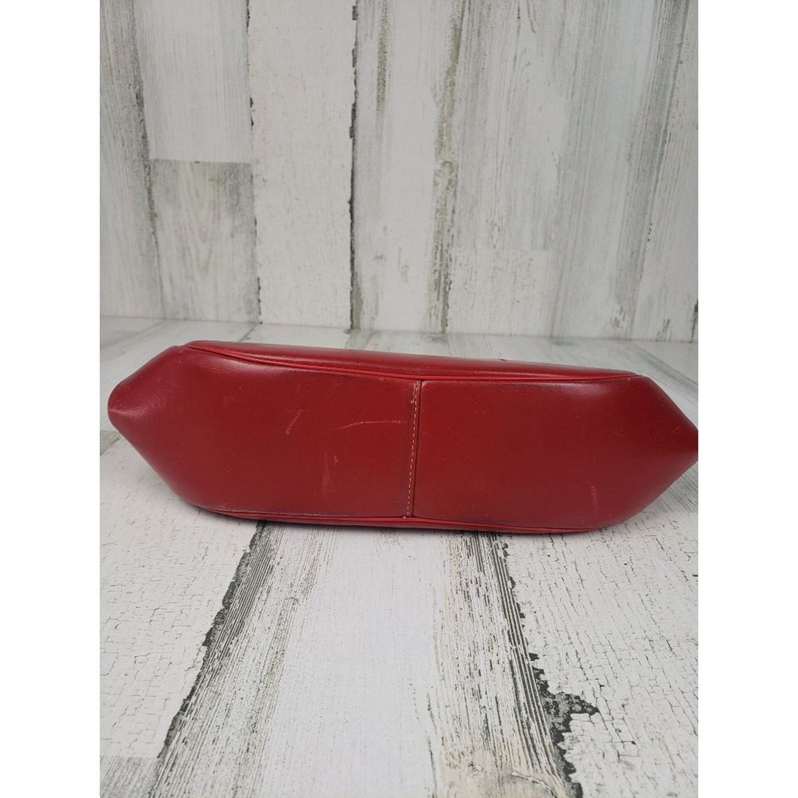 Other Solid Red Mini Clasped Handbag Women's Small Purse Size ONE SIZE - 5 Thumbnail