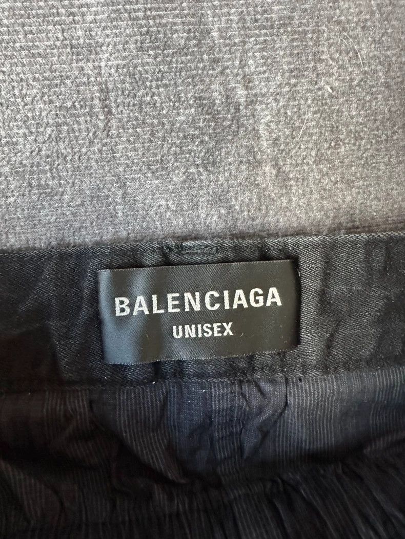 Balenciaga Balenciaga size XS Fake two-piece stitching trousers destr Size US 27 - 3 Thumbnail