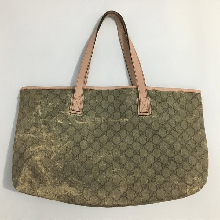 Gucci Gucci GG Supreme Canvas Leather Totebag Authentic Size ONE SIZE - 2 Thumbnail