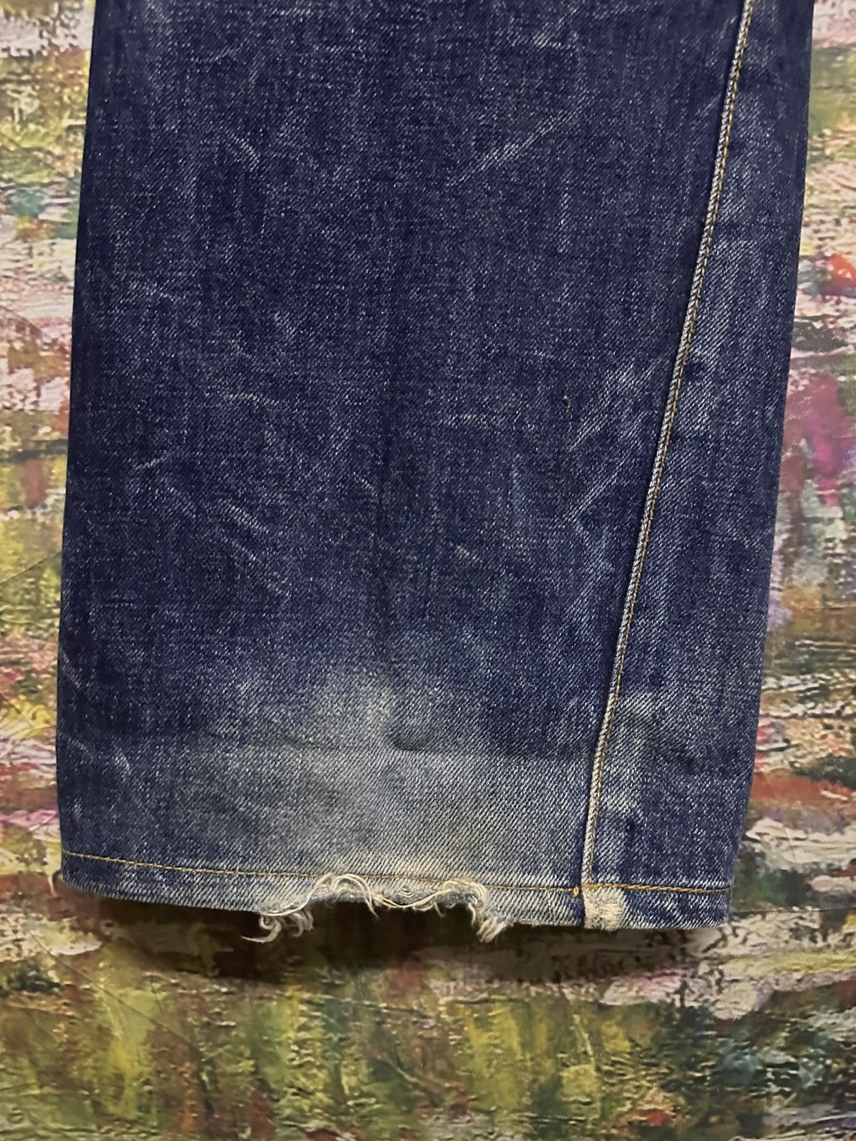 Japanese Brand Vintage Blue Way Jeans Size US 32 / EU 48 - 10 Thumbnail