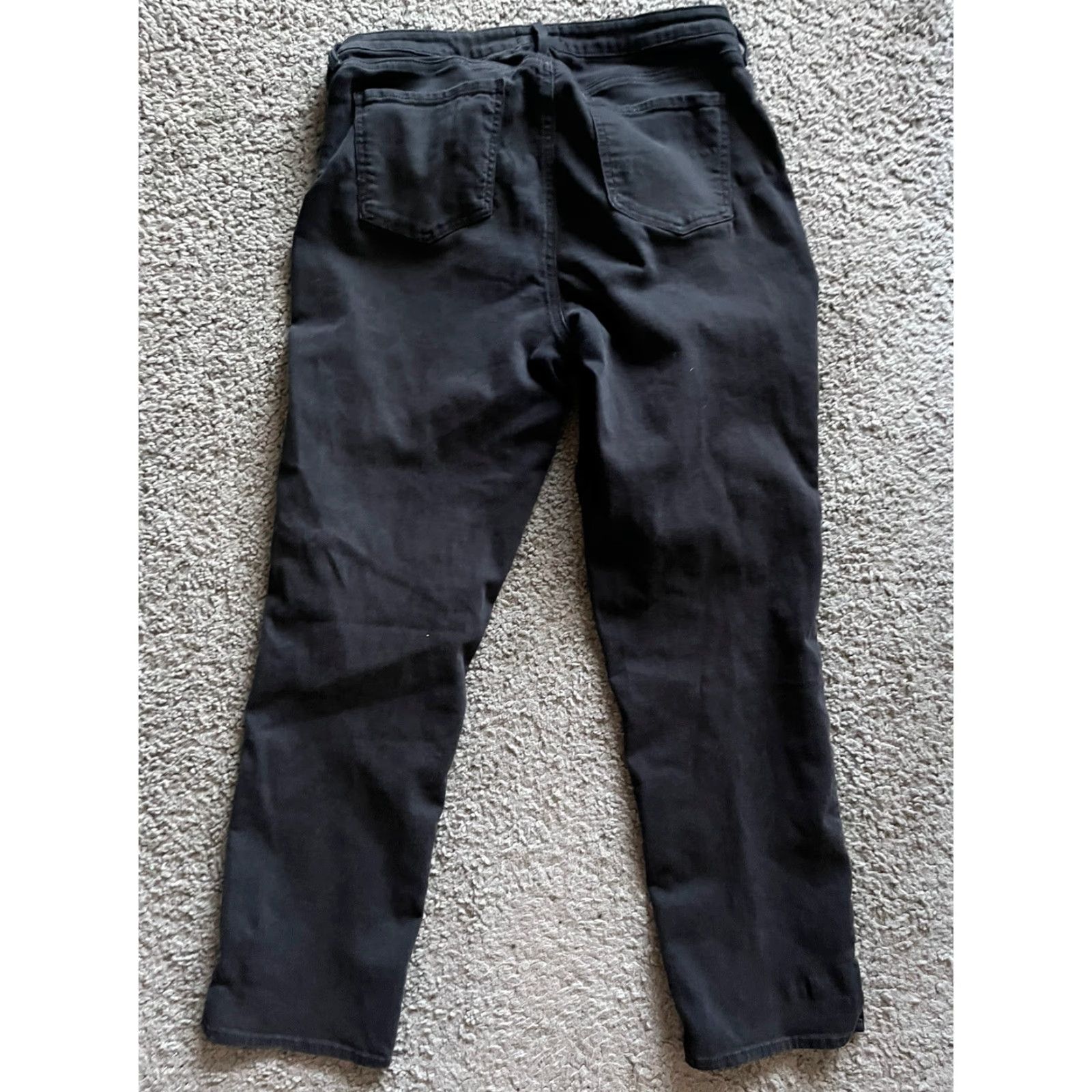 NYDJ NYDJ Jeans Women's Black Legging Skinny Sz 10 Curves 360 High Rise Denim Slim Pockets Inseam 27 in Regular Size Type Size 32" / US 10 / IT 46 - 4 Thumbnail